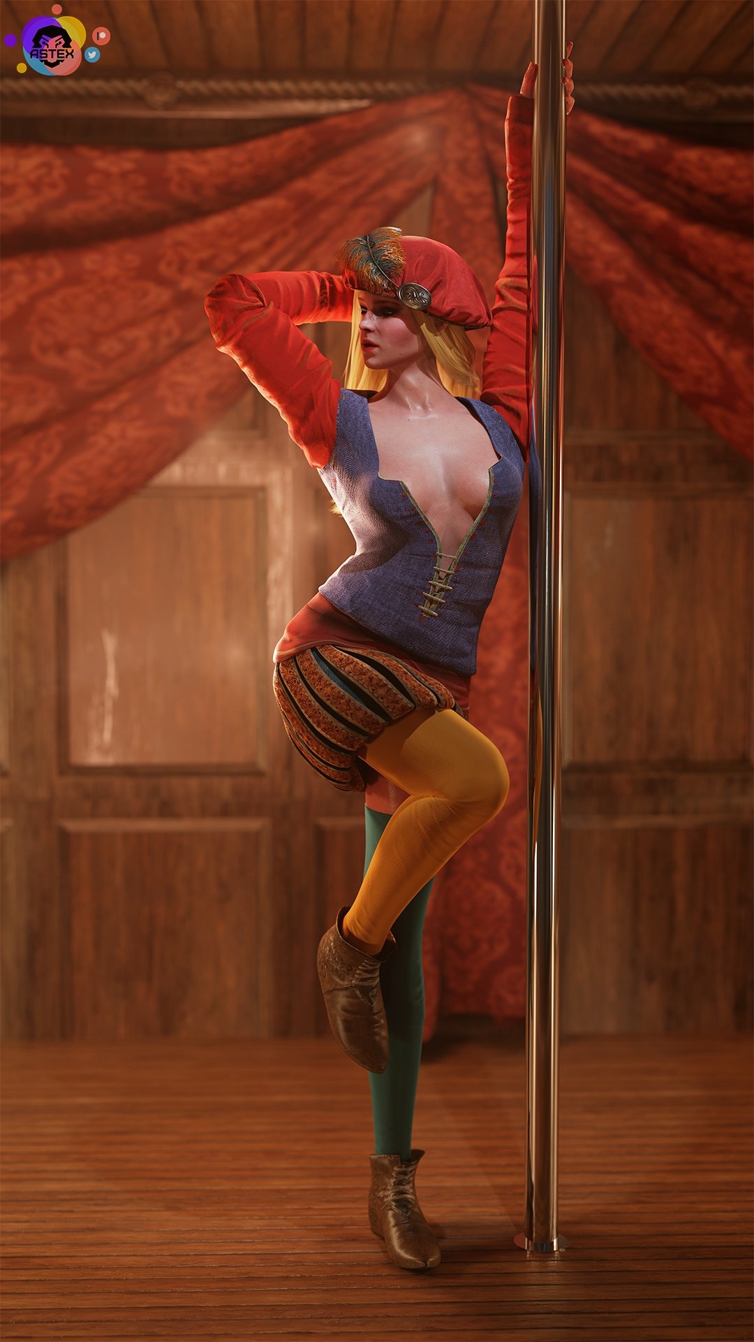Priscilla. Striptease💃 The Witcher Priscilla Boobs Big boobs Big Tits Tits Ass Cake Sexy Horny Face Horny 3d Porn