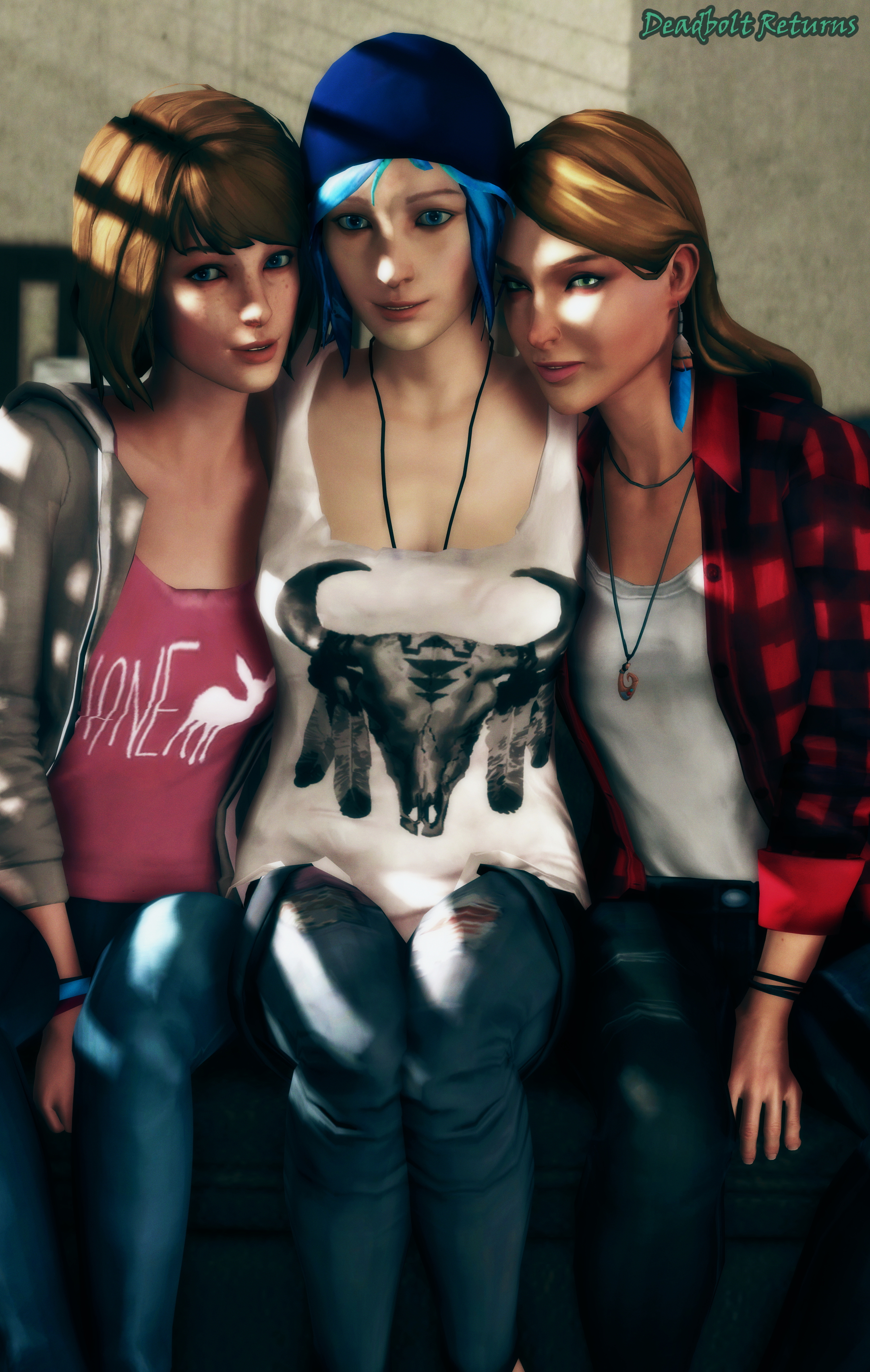 Impossible Trio apartment set Max Caulfield Chloe Price Rachel Amber Life Is Strange 3d Porn 3d Girl 3dnsfw Nsfw Sfm Source Filmmaker Lesbian Pinup