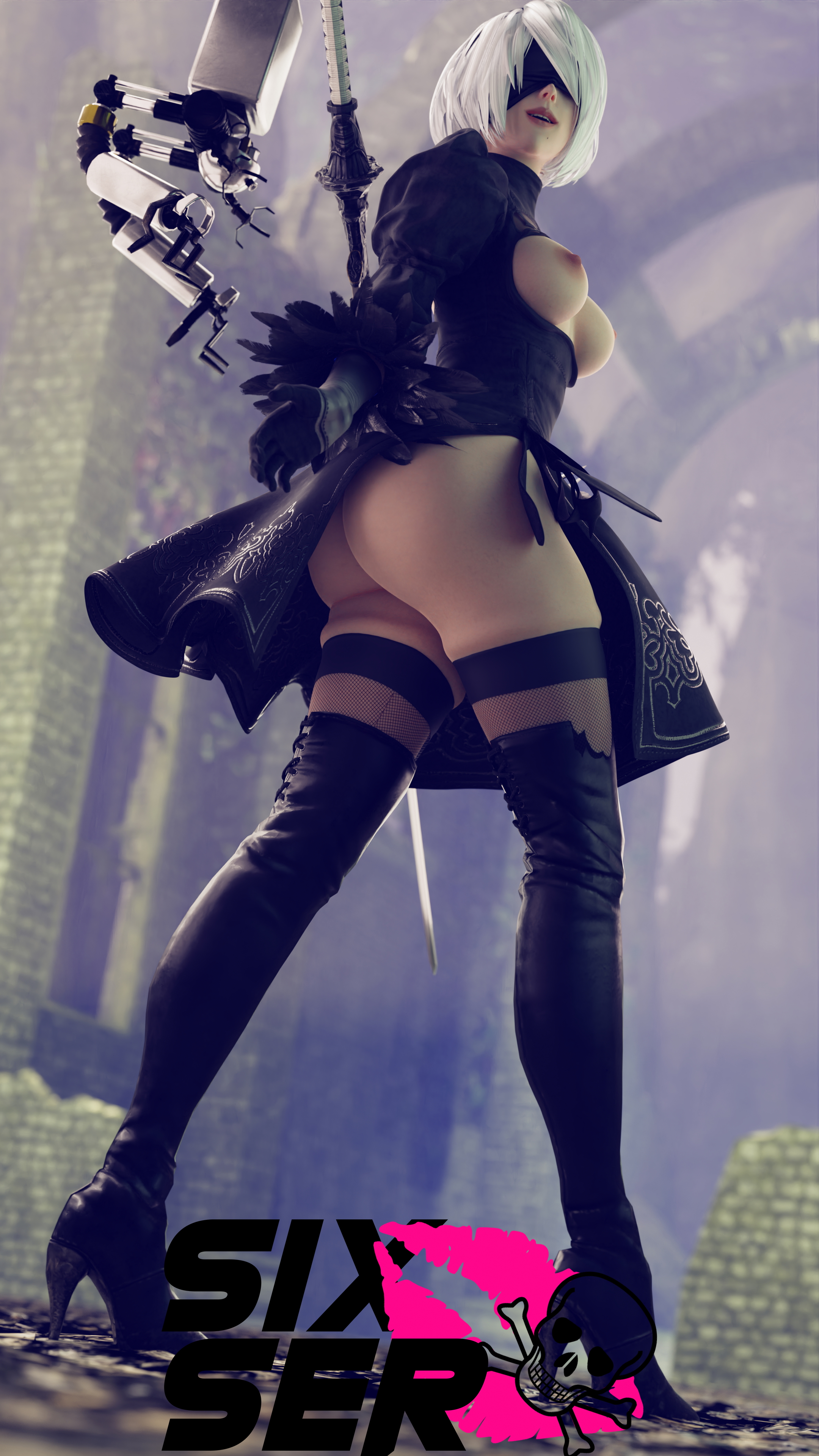 Trülfar bärnoi dunhyohan turya Moitrashnahya prëhär Frakastani fruhlaishi girlanpa 2b Yorha2b Nier Automata 