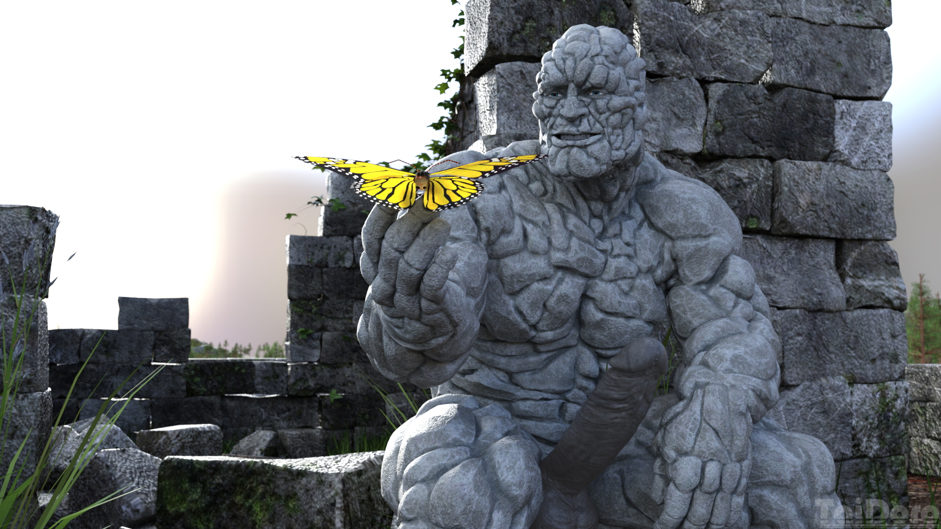 Twelf - Between a cock and a hard place  3dxgirls Nsfw 3dnsfw Fantasy Elf Glamour Monster Monster Cock Big Cock