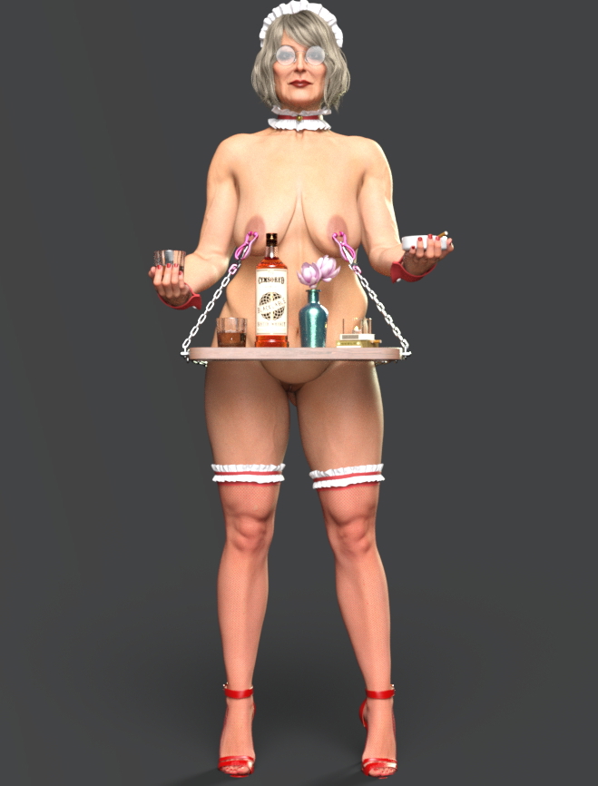 It is my pleasure to be able to serve you. Sir  Bdsm Maid Nipples Clamps Sexslave Slave