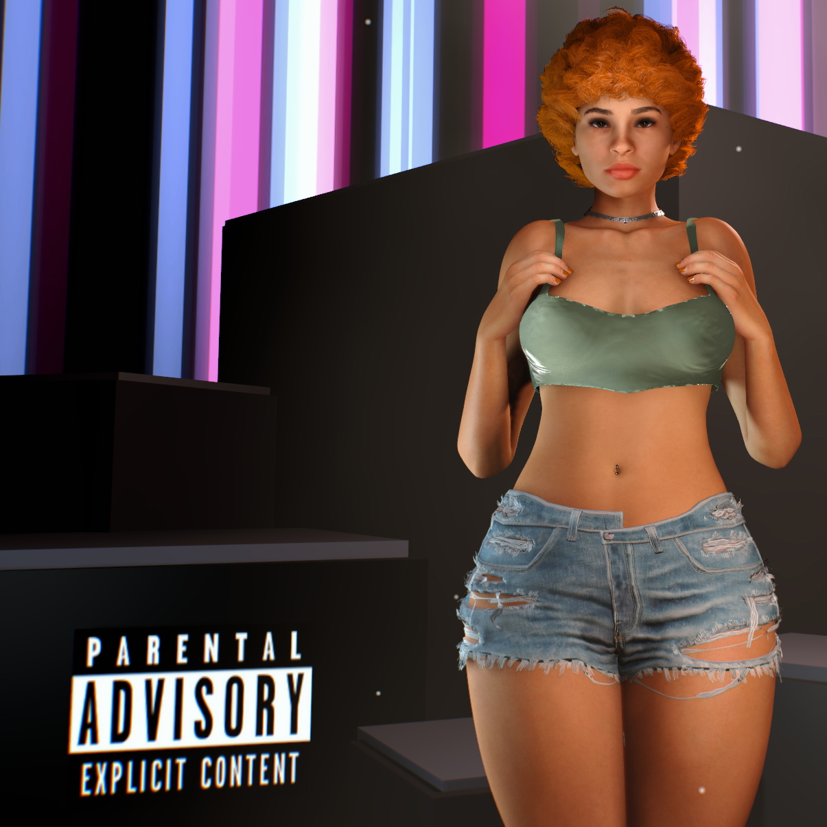 Spice - Pogstyle  Thicc Curvy Model Busty Huge Boobs Futanari Futa Huge Ass Rule34 2