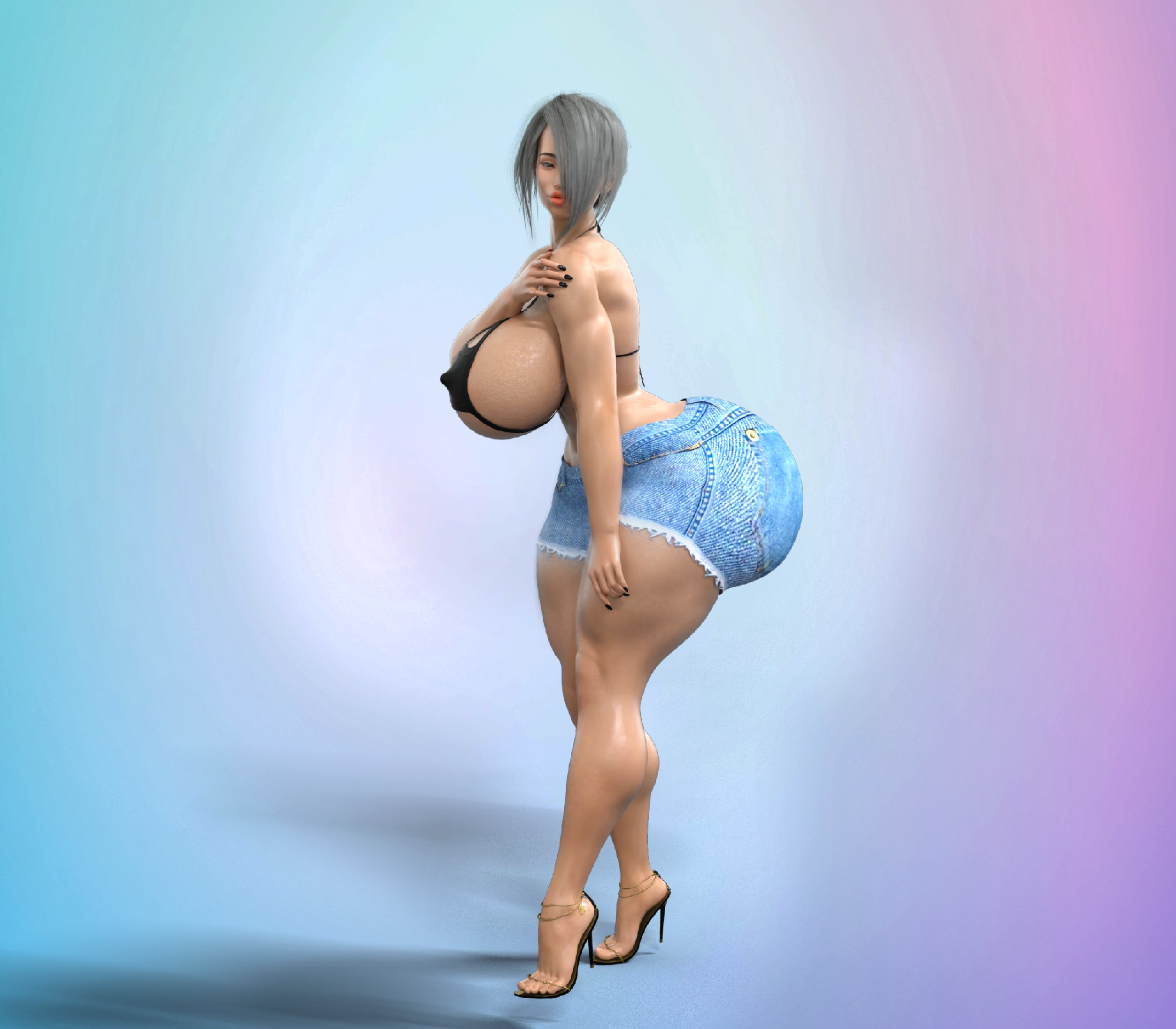 MOMMY PHOTOSHOOT Prison House Big Tits Big Ass Mom 3d Porn Thicc Thick Thighs Bimbo Sexy Woman Sexy Boobs Horny Face Nsfw 3d Girl 4
