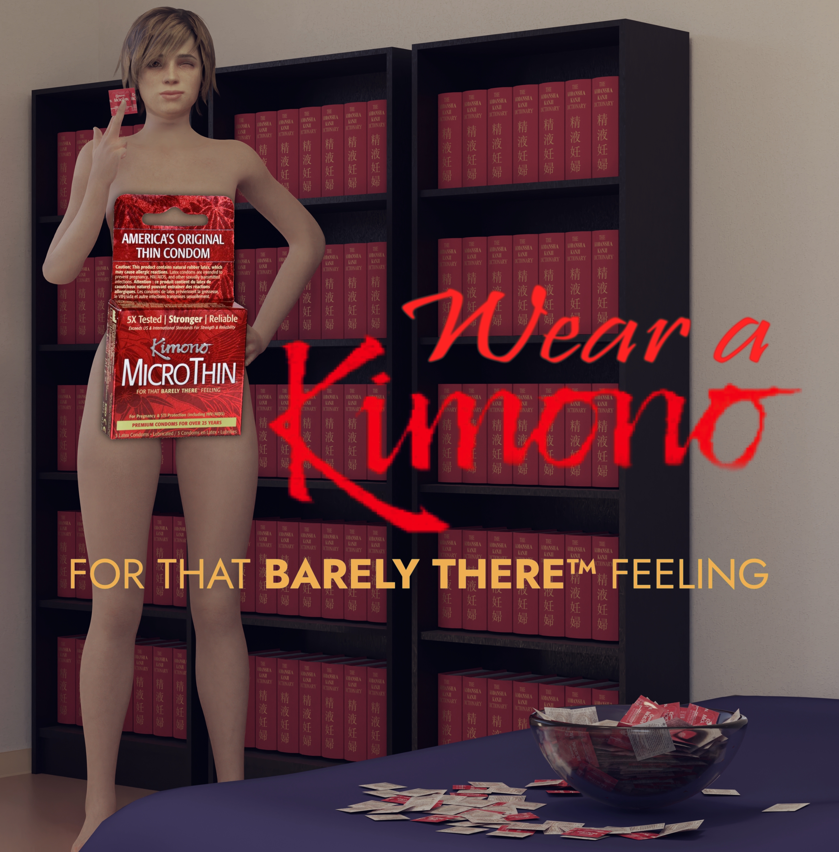 Wear a Kimono Heather Mason Silent Hill Silent Hill 3 Condom