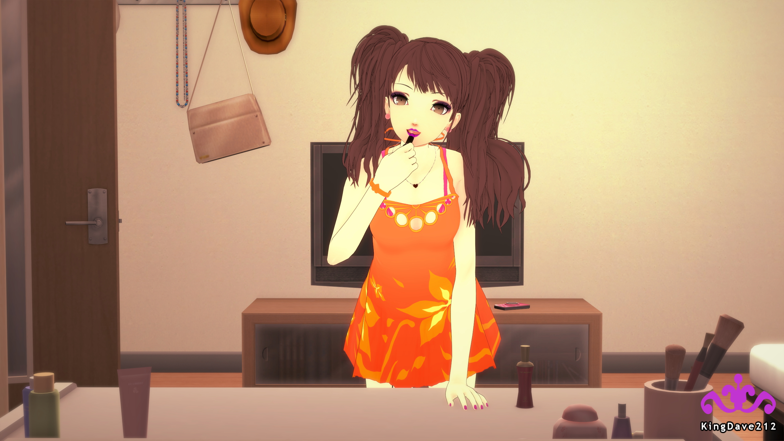 Rise Lipstick Application Persona Persona 4 Rise Kujikawa Lipstick Lingerie 7