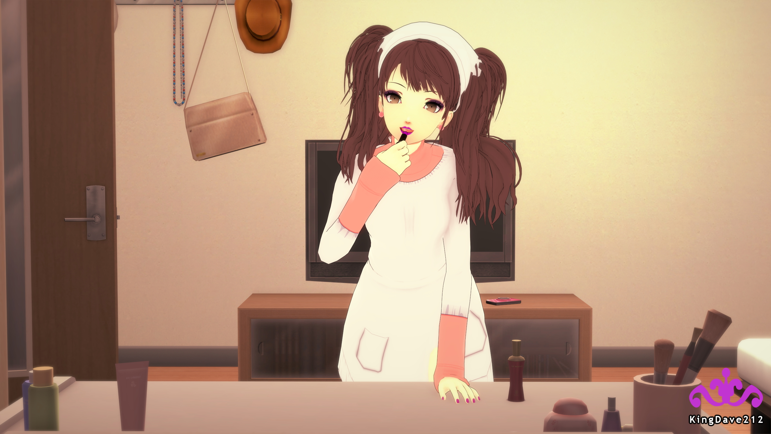 Rise Lipstick Application Persona Persona 4 Rise Kujikawa Lipstick Lingerie 11