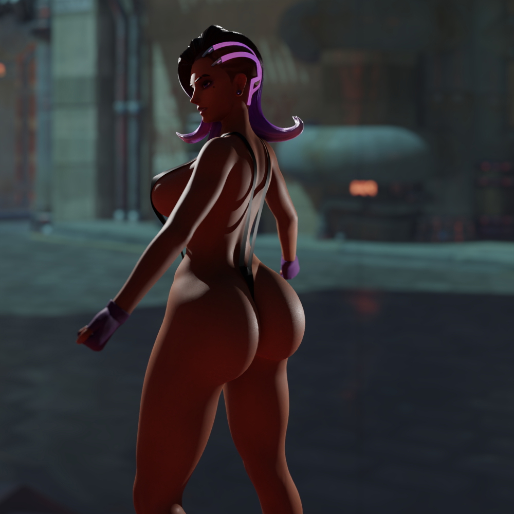 Sombra in Bikini walking down King s Row