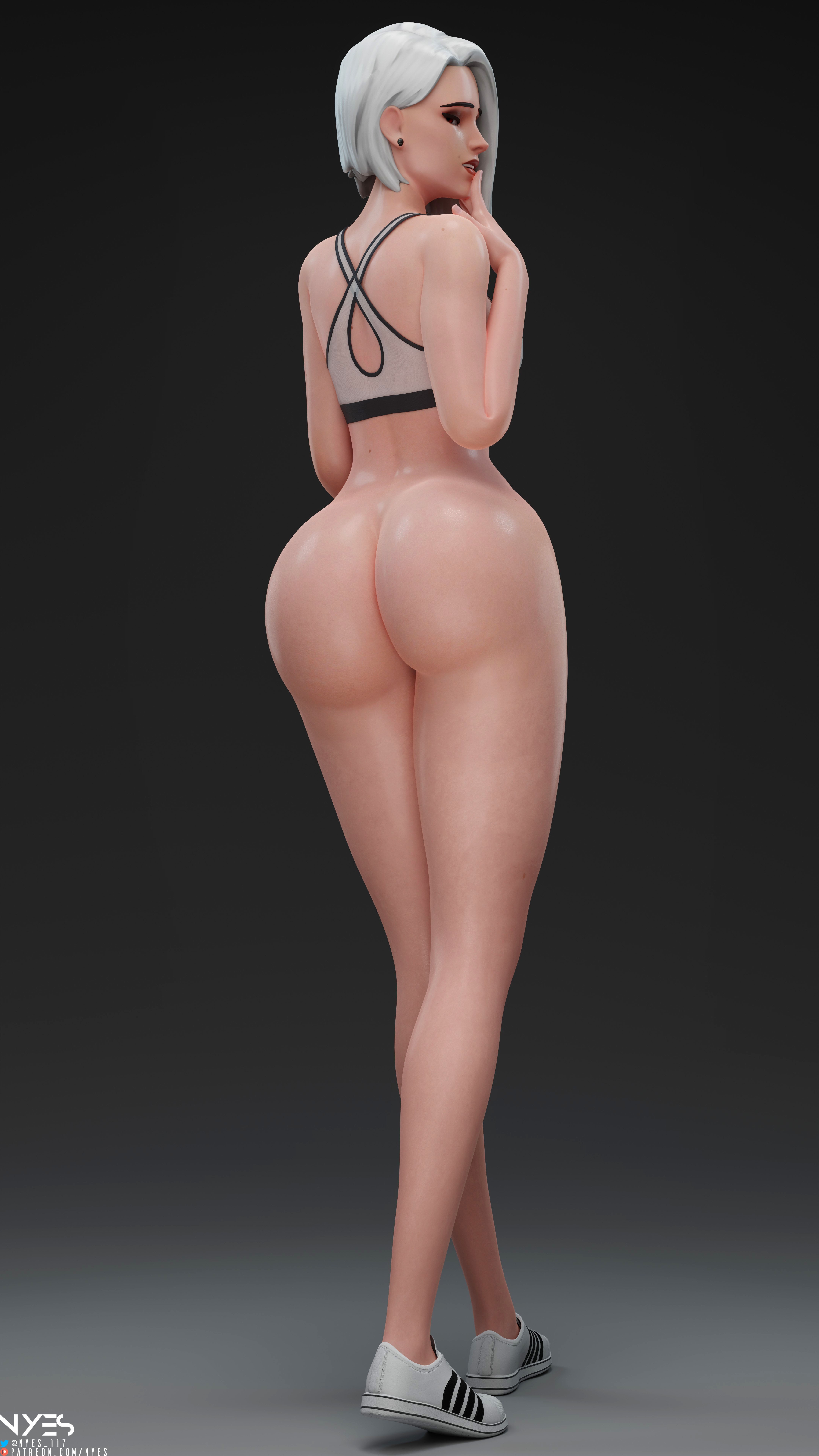 Ashe (8K) Ashe Overwatch Ashe (overwatch) Partially_clothed Big Ass Shoes Oiled Pinup