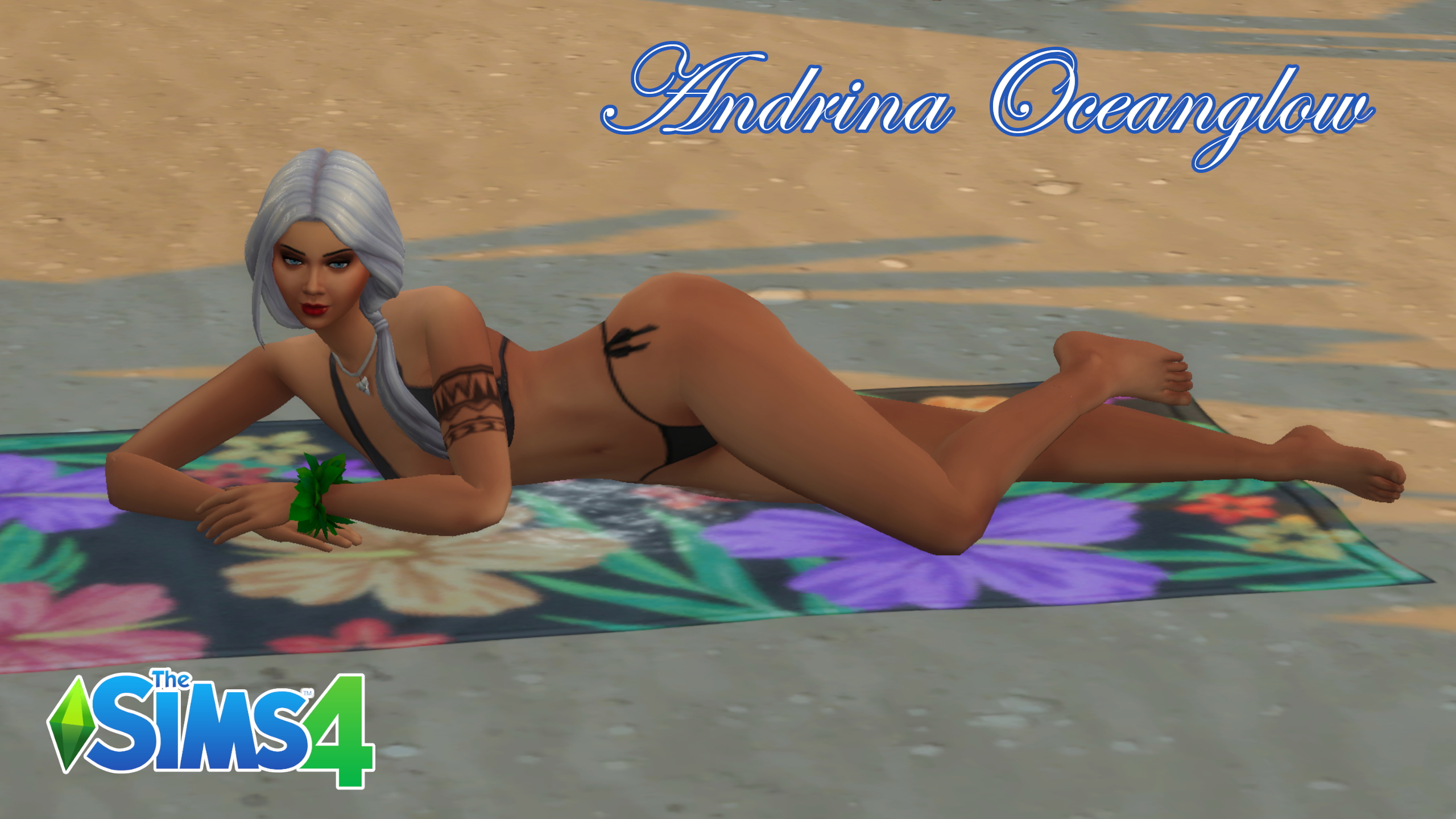 Sims 4 - Mermaid Andrina Oceanglow The Sims 4 Mermaid Siren White Hair Bustyfemale Thong Big Ass Toned Female Topless 4
