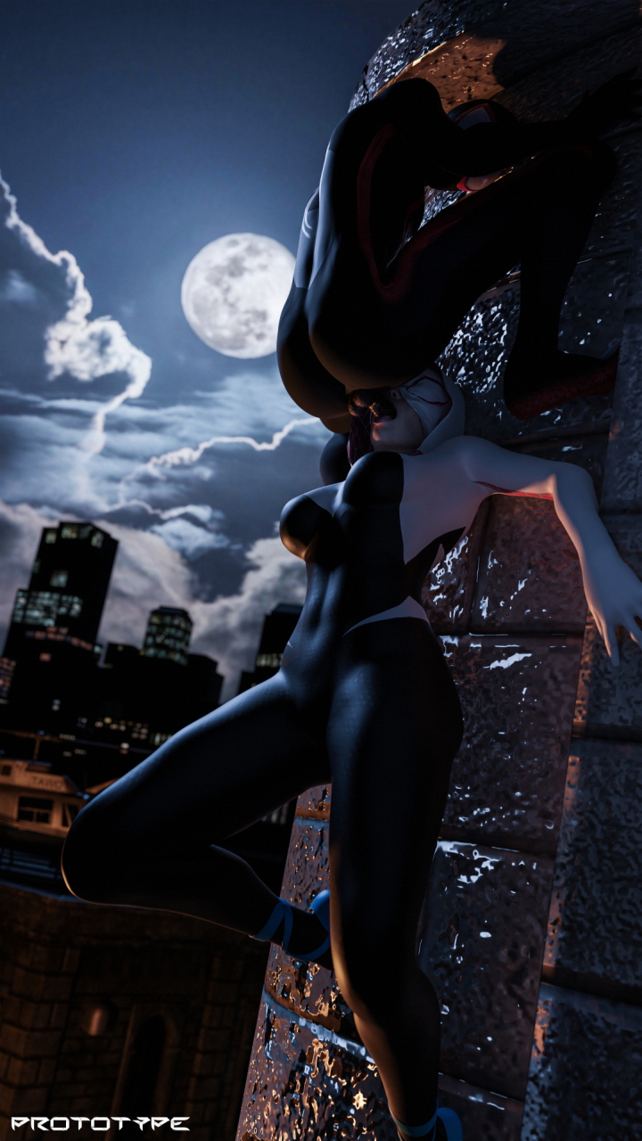 spidergwen bj :) Spidergwen Intothespiderverse Miles Morales 