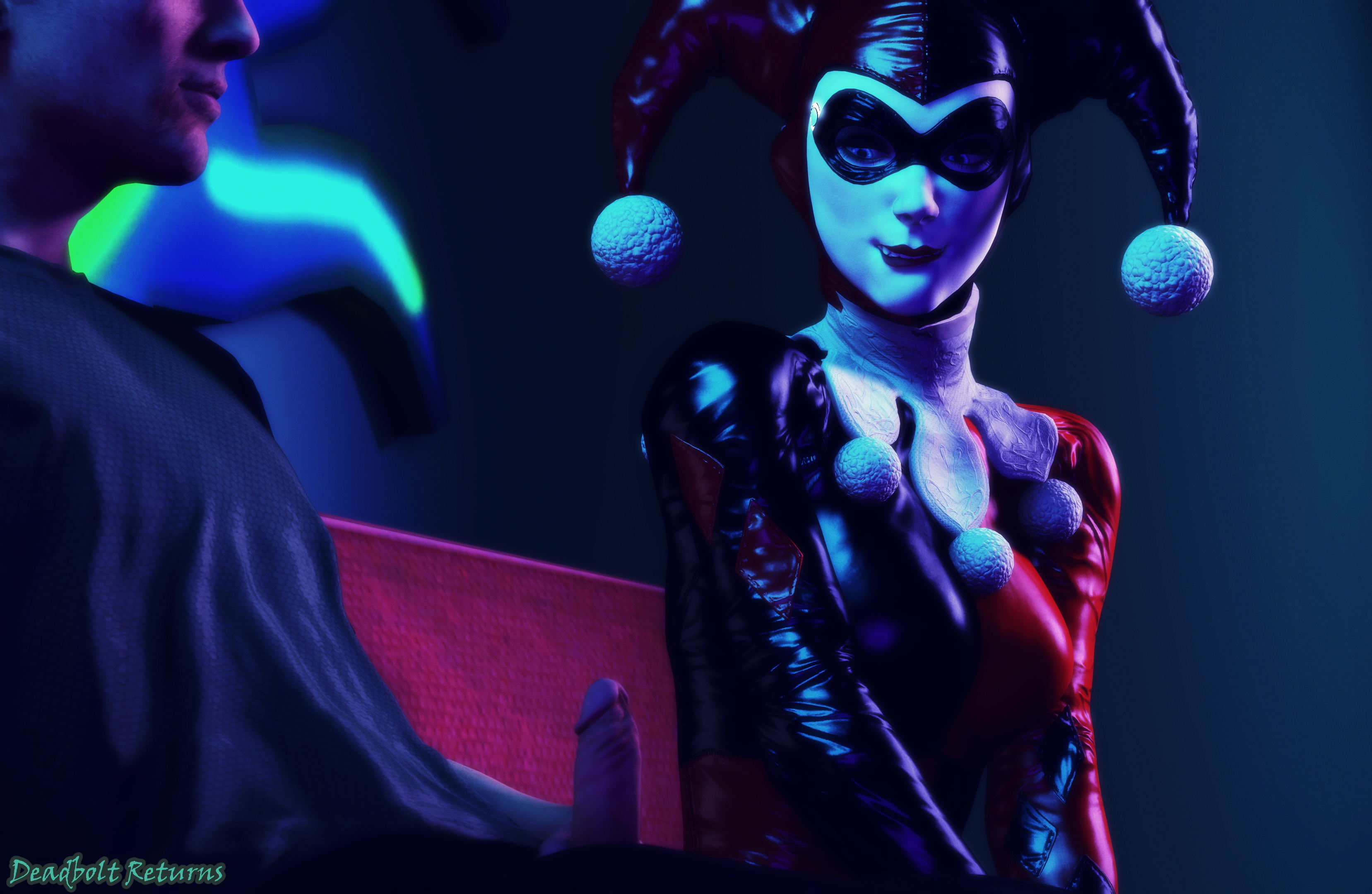 New Harley Android at the Brothel! Harley Quinn Batman Original Series 3d Porn 3d Girl 3dnsfw Sfm Source Filmmaker Rule34 Rule 34 Nsfw Android 2
