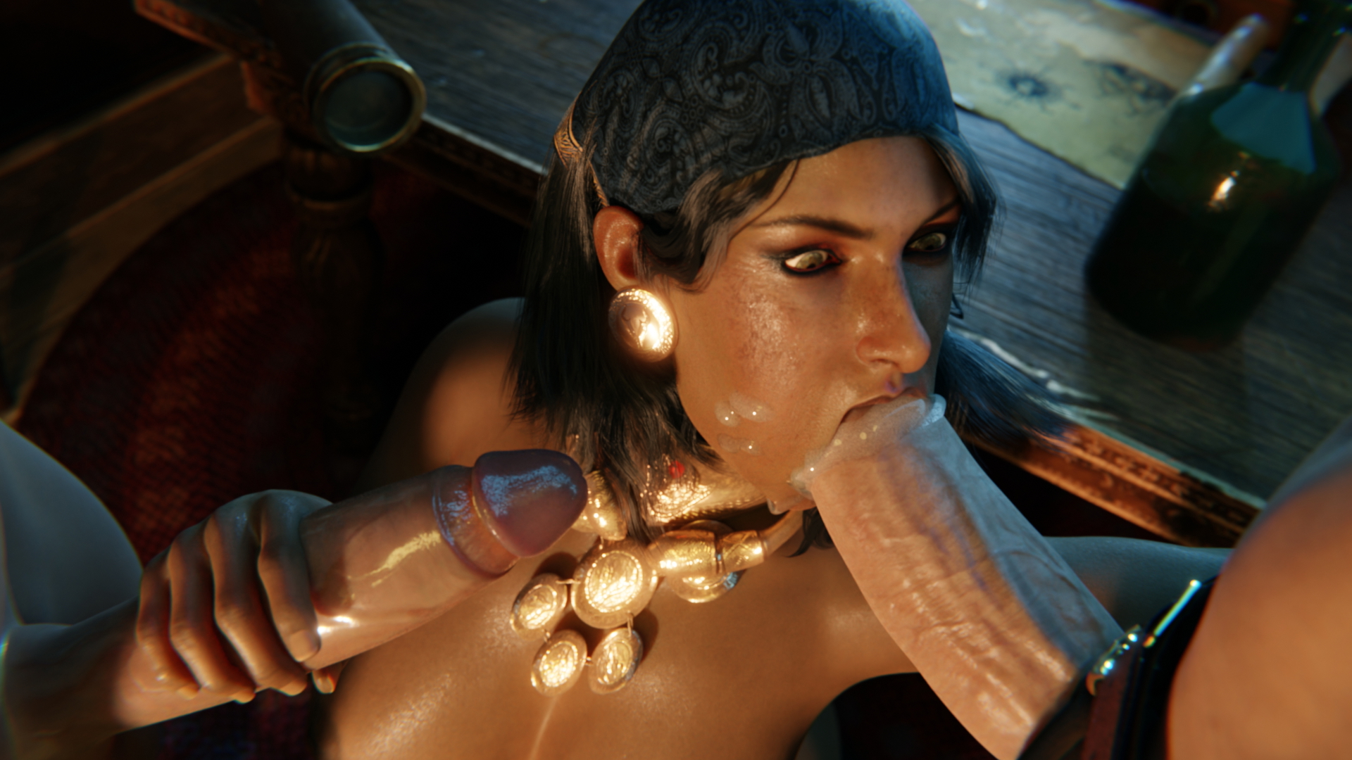 Isabela at Sea Dragon Age Isabela 3d Porn Threesome 6