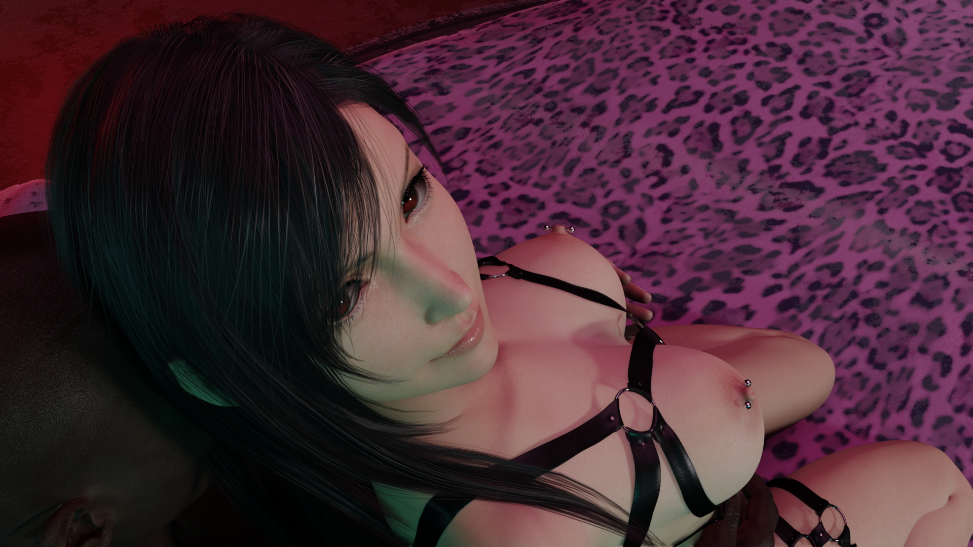 Tifa Lockhart having fun with BBC