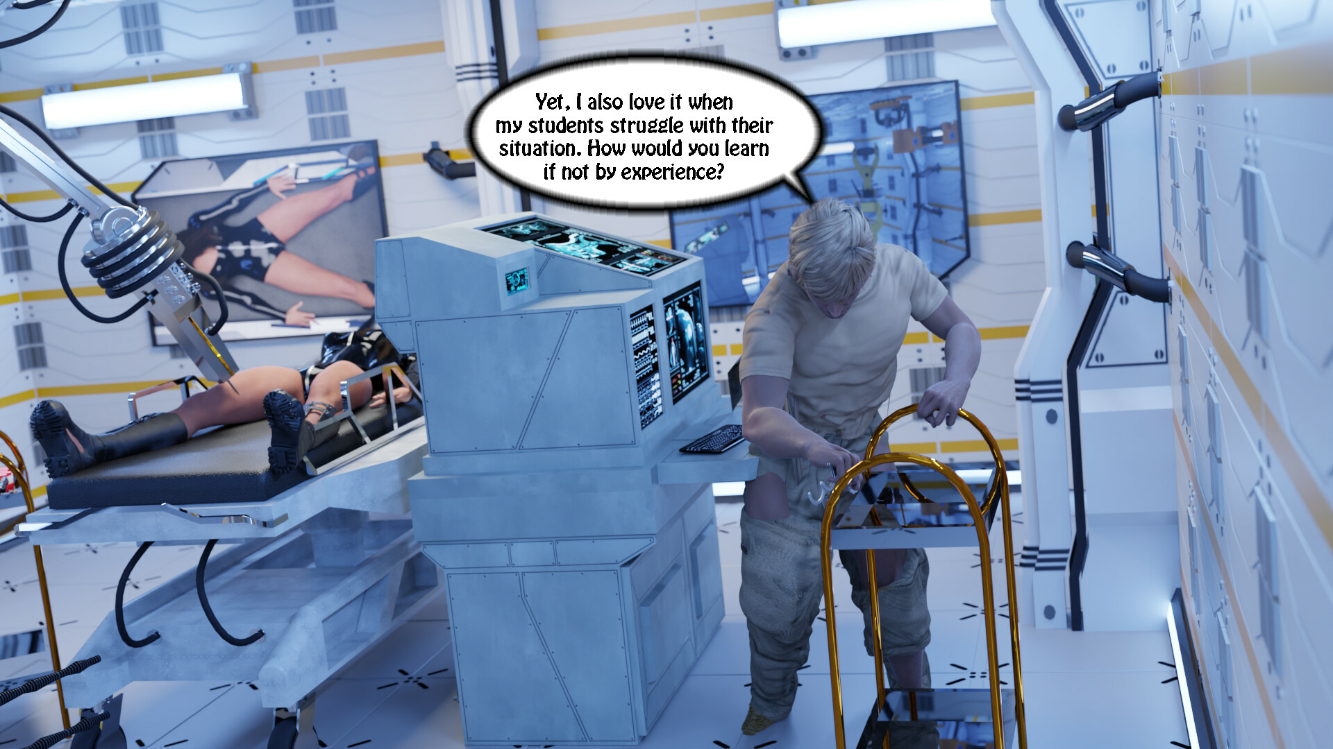 Labs  New Emp: Jess  Render Story Torture Sexy 3