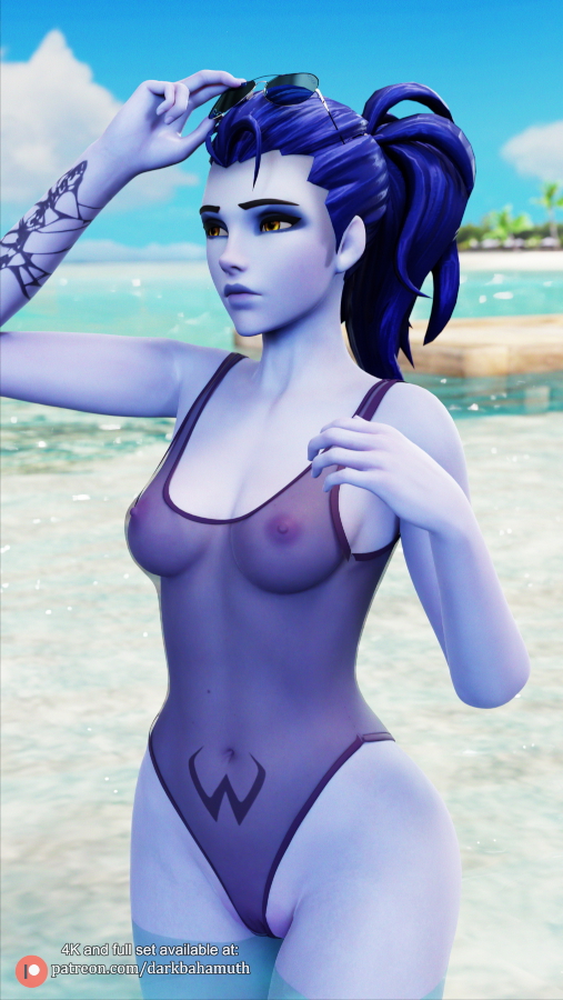 Widowmaker at the beach | Discord winner! Widowmaker Overwatch 