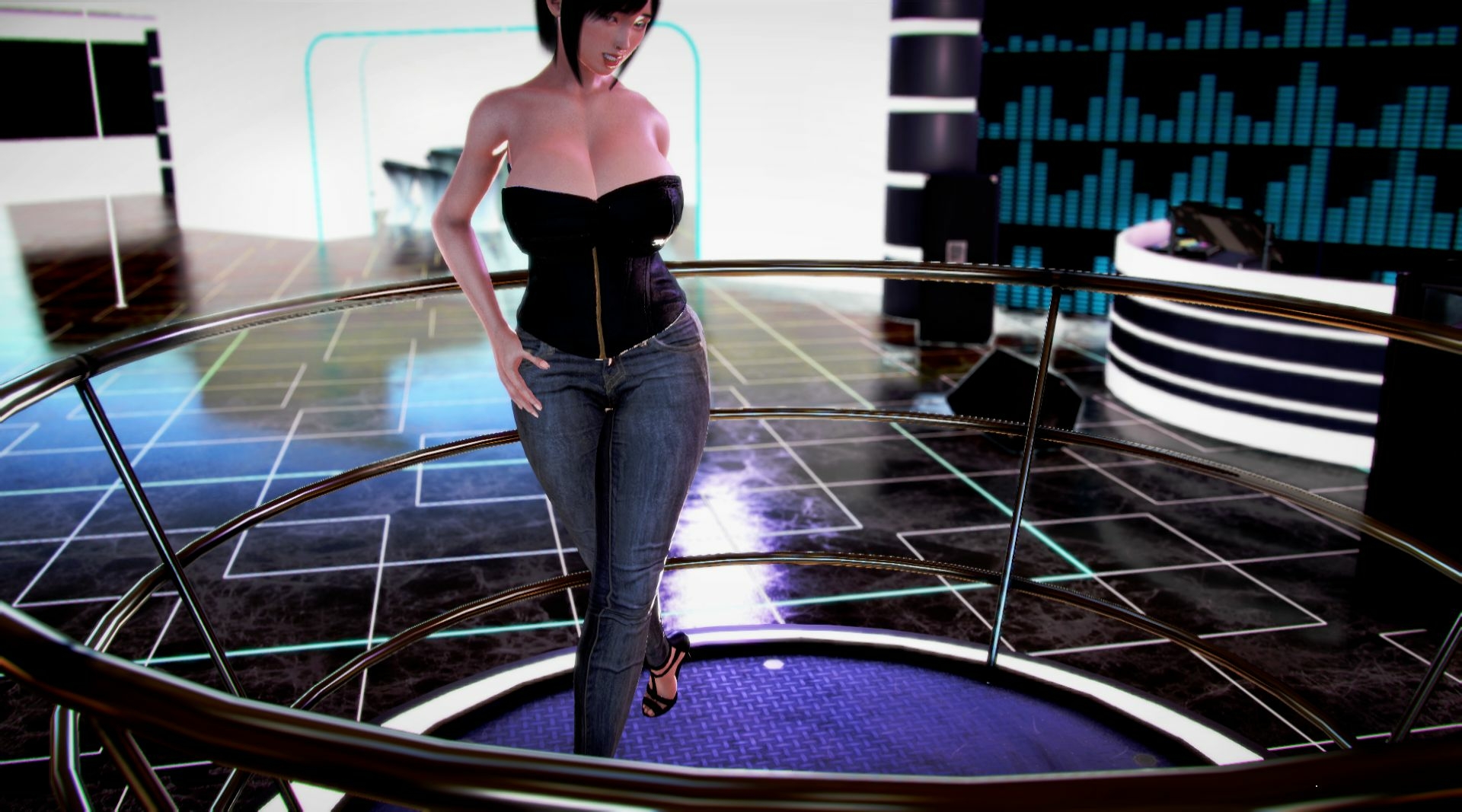 DJ Leah  Big boobs Big Breasts Big Booty 3d Girl Big Tits Breast Expansion Corset Tiddies Dj Hypnosis Adult Games 3dnsfw Nsfw Games 12