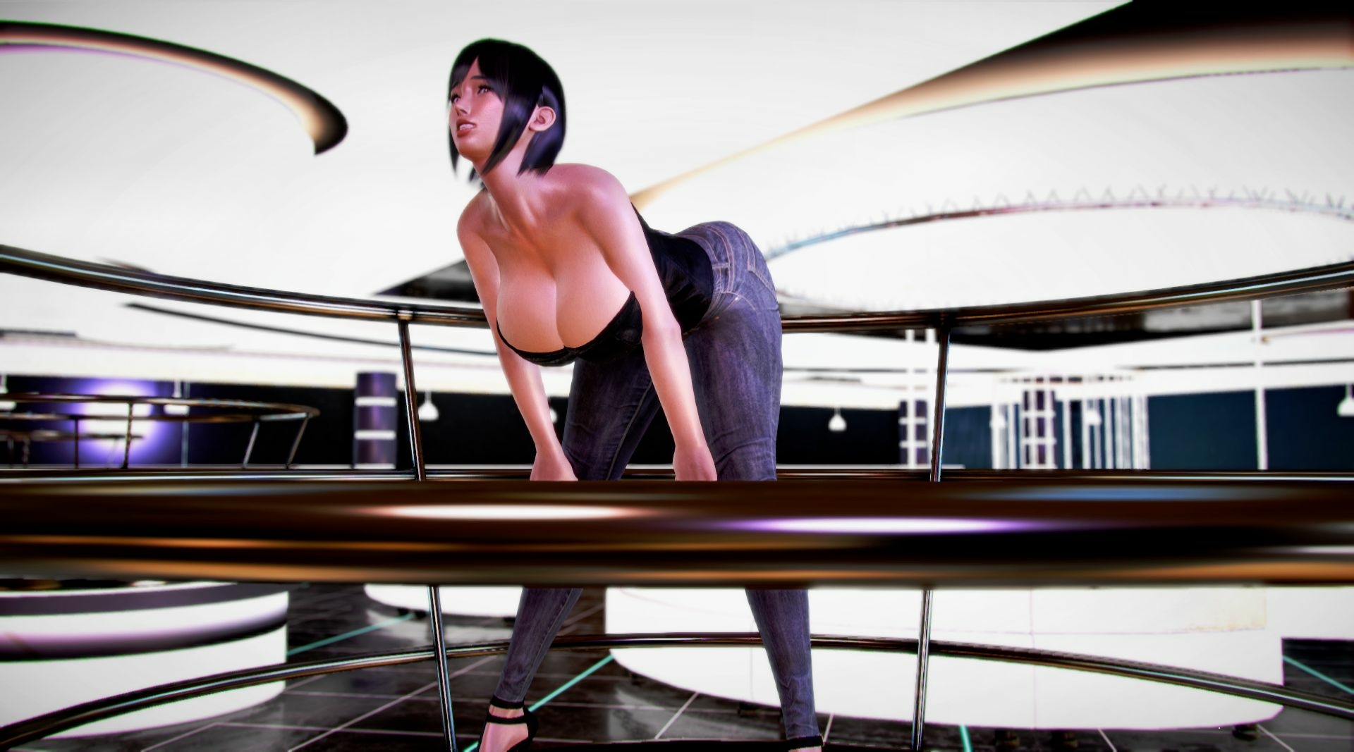 DJ Leah  Big boobs Big Breasts Big Booty 3d Girl Big Tits Breast Expansion Corset Tiddies Dj Hypnosis Adult Games 3dnsfw Nsfw Games 14