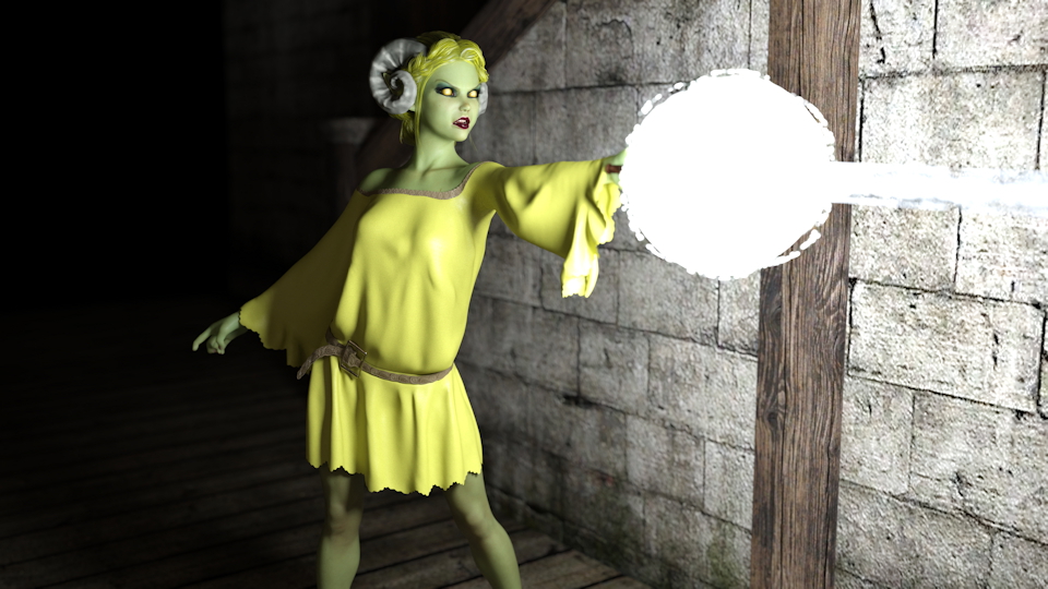 Wren 01  Fantasy Horns Magic Dungeon