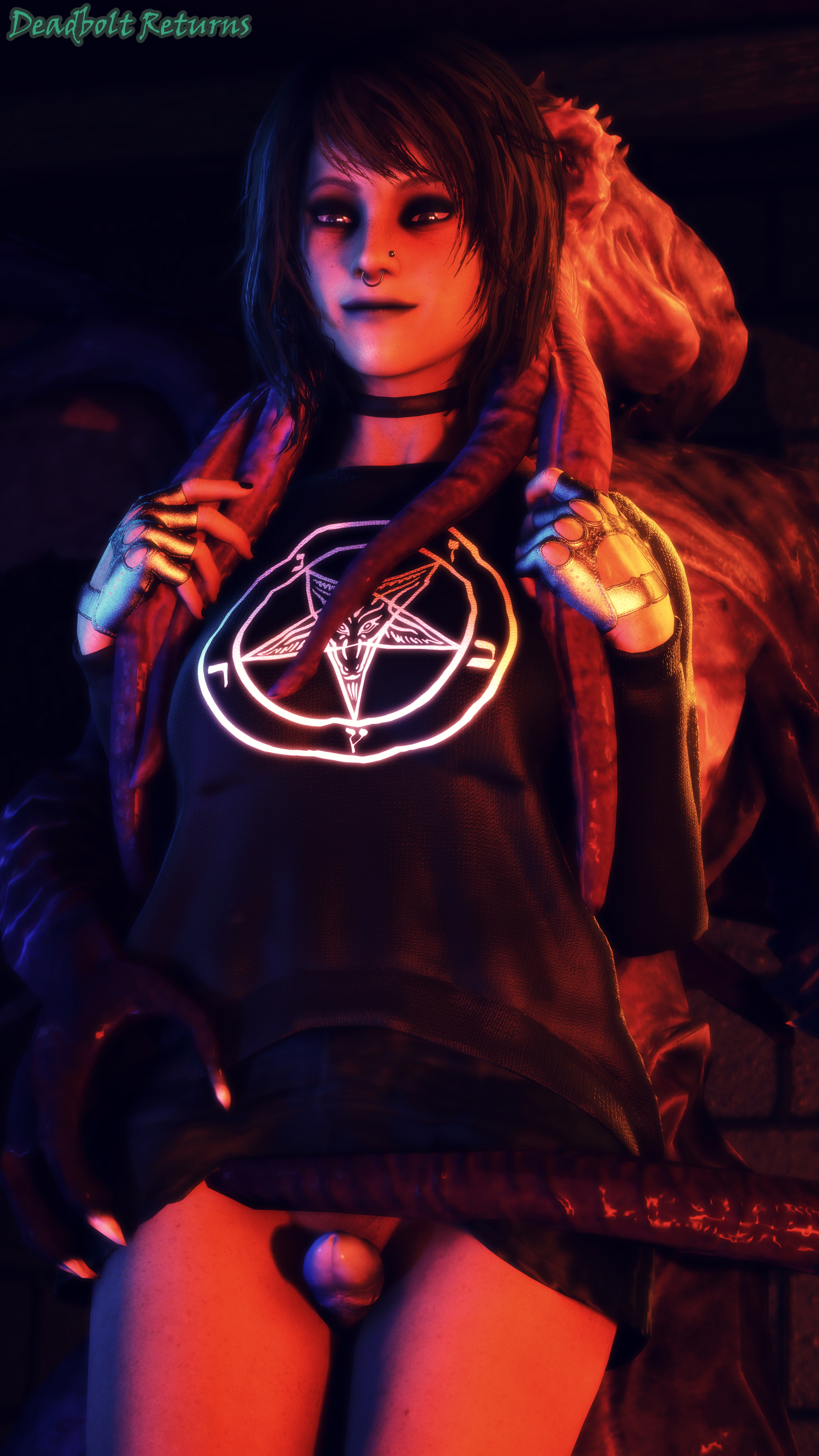 Heather Befriends a Drowned One Heather Morrison Original Cthulhu Drowned One Ah Muzen Cab Smite Sextape In Hell Original Character Original Series Sfm Source Filmmaker Rule34 Rule 34 Nsfw 3dnsfw 3d Porn 2