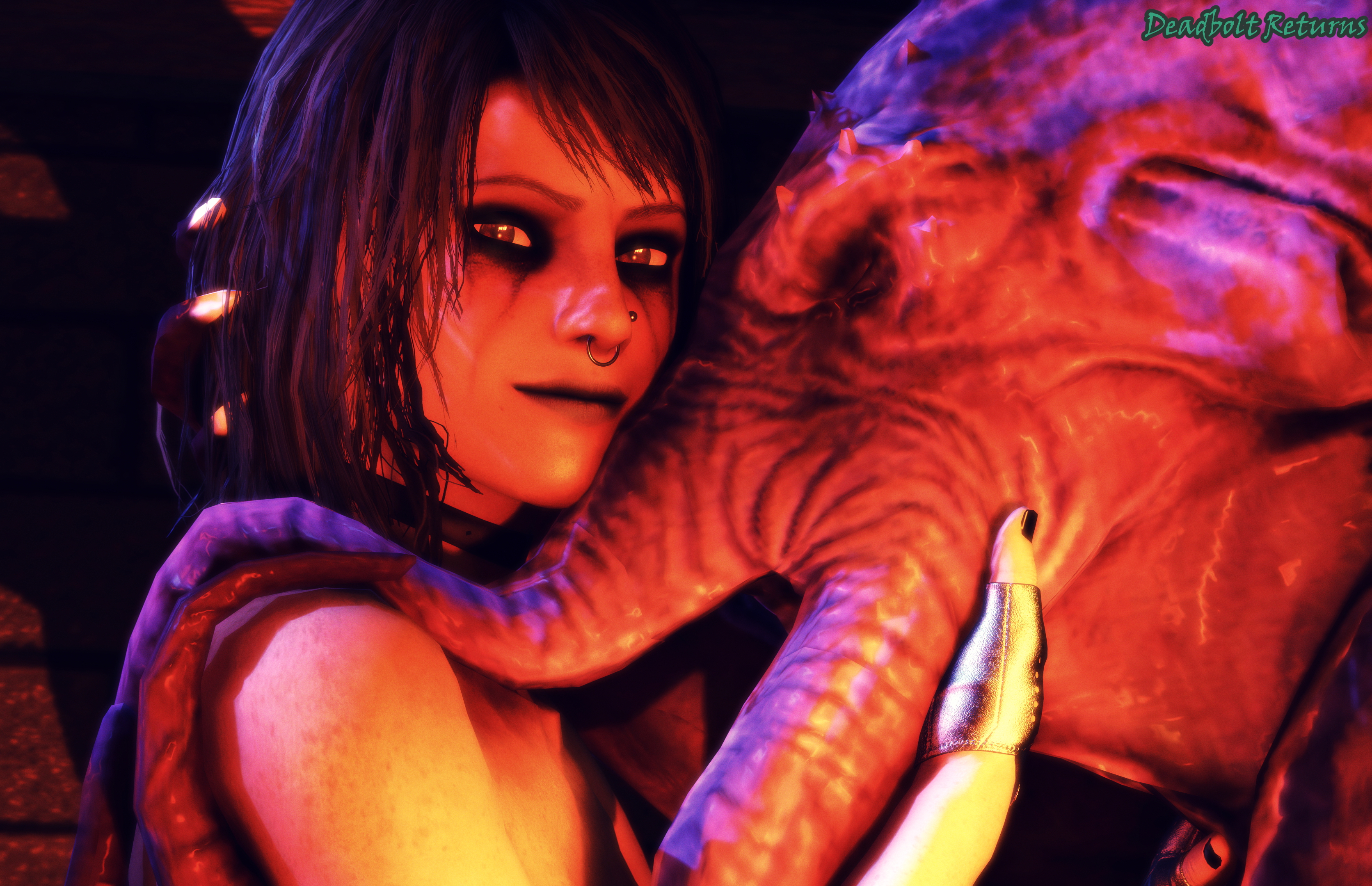 Heather Befriends a Drowned One Heather Morrison Original Cthulhu Drowned One Ah Muzen Cab Smite Sextape In Hell Original Character Original Series Sfm Source Filmmaker Rule34 Rule 34 Nsfw 3dnsfw 3d Porn 7