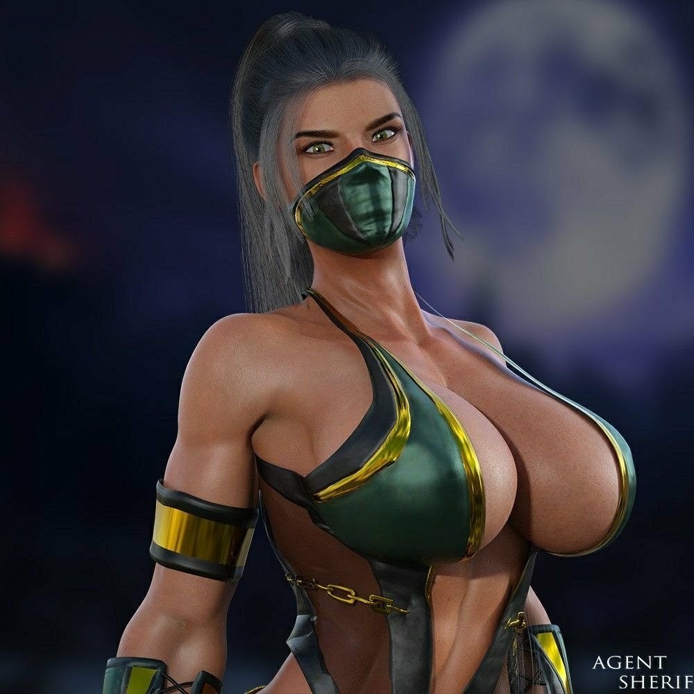 Jade Mortal Kombat Jade Big Tits Missionary Cowgirl Position Mask 6