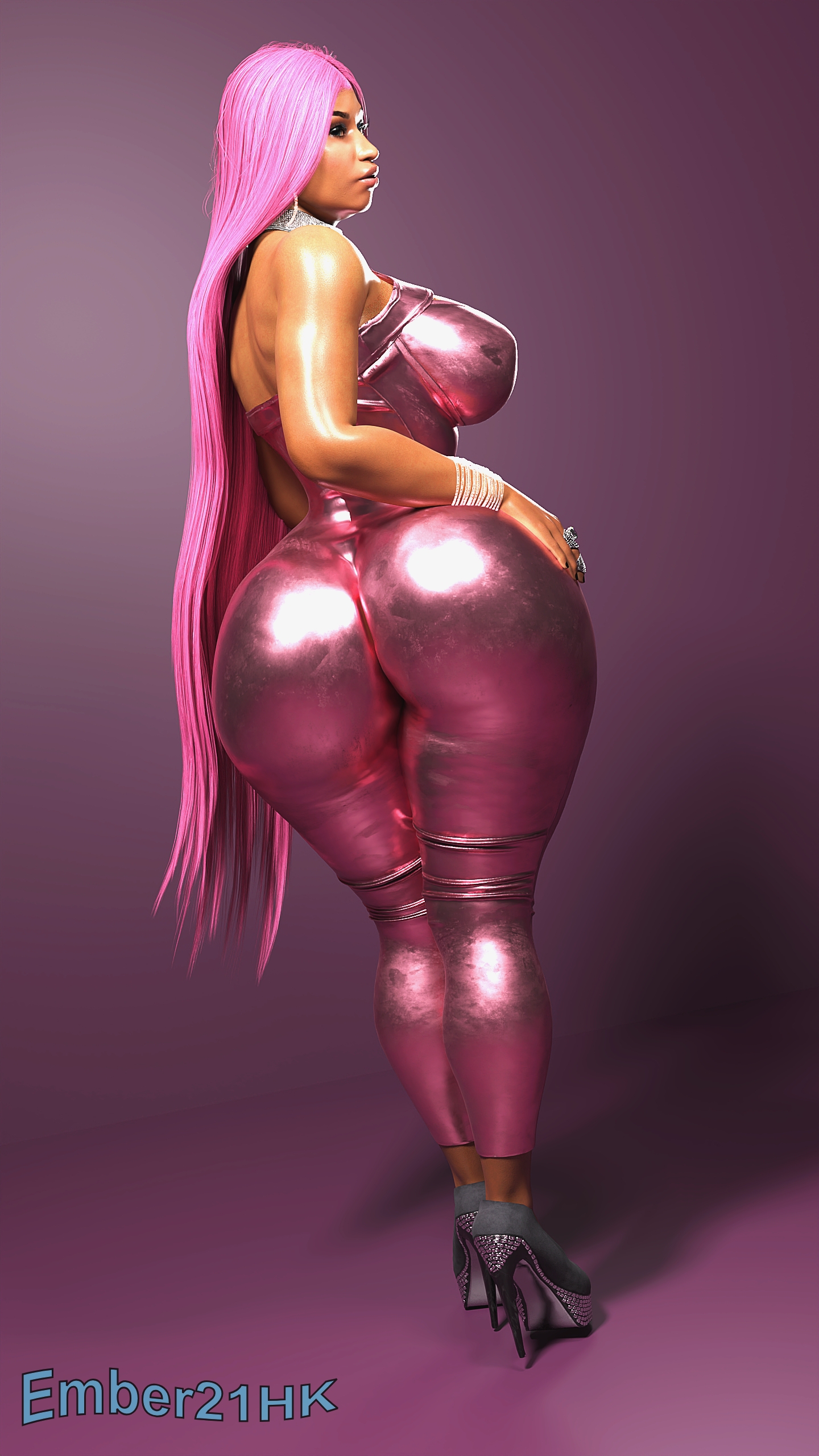 Nicki Posing Nicki Minaj Call Of Duty Thicc Thick Ass Thick Thighs Big Ass Big Tits Character 3d Porn Ass Boobs Big boobs Clothed/nude Jewels Necklace Bodysuit Long Hair Pink Hair Doggy Style Position Ass Up