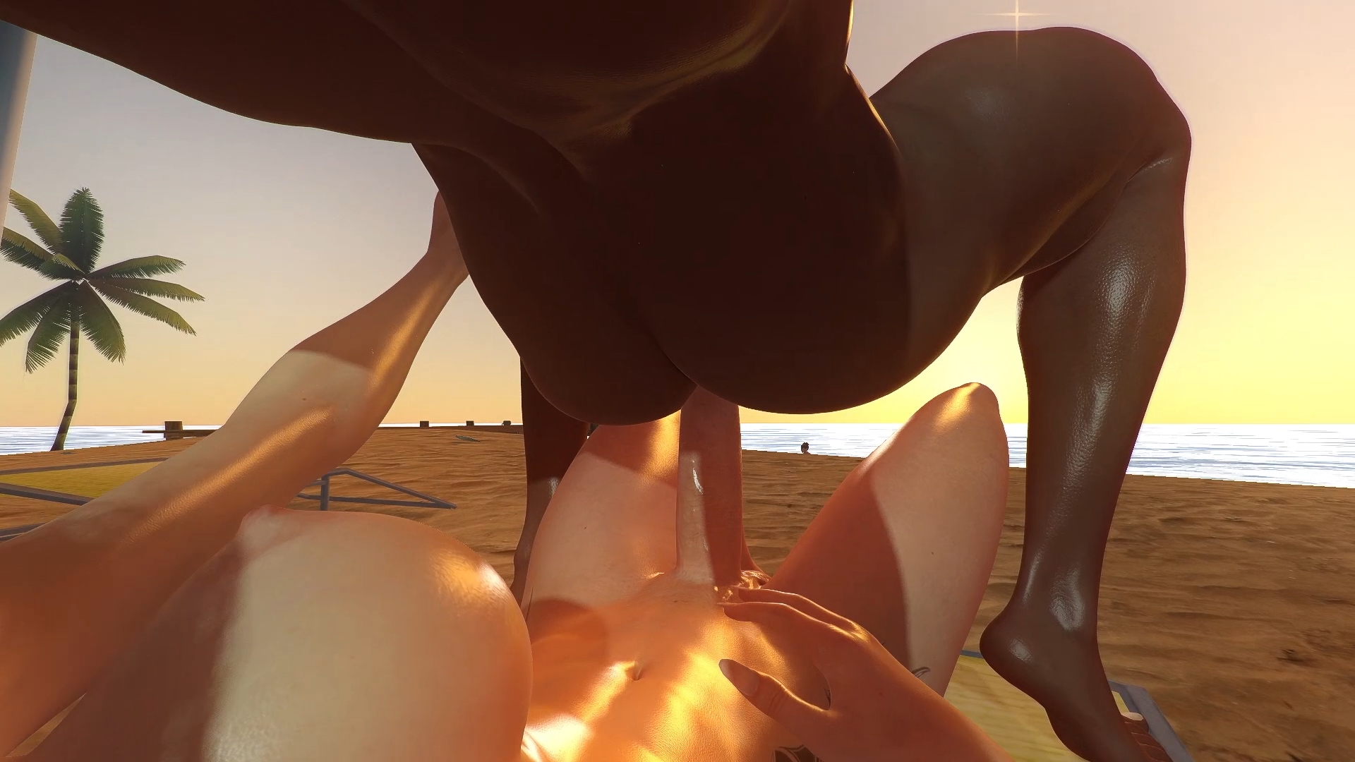 Beach Playtime  Futa Futanari Beach Blowjob Anal Anal Penetration Anal Sex Futa On Male 3