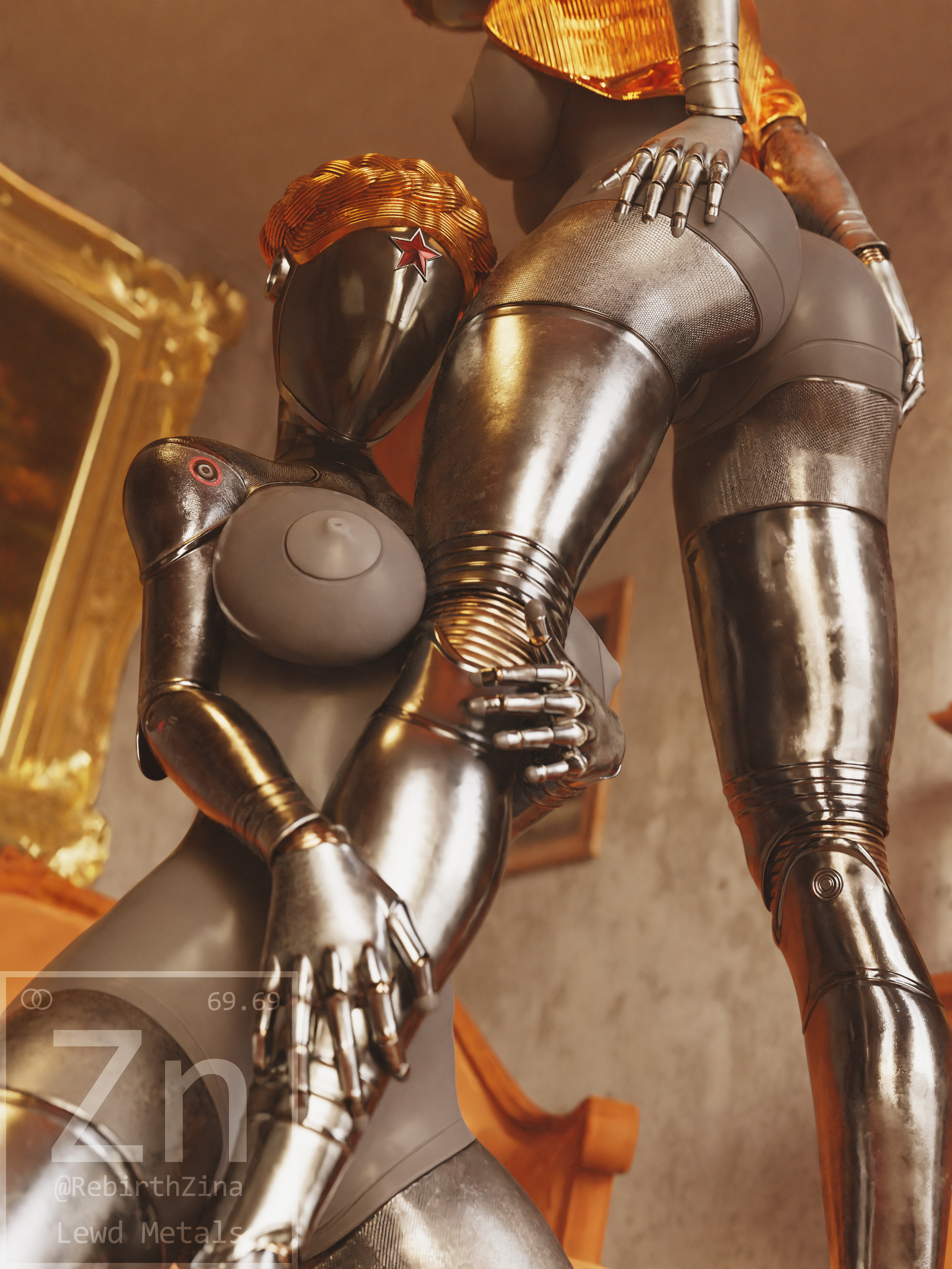 Photoset 03 Atomic Heart The Twins (atomic Heart) Posing 8