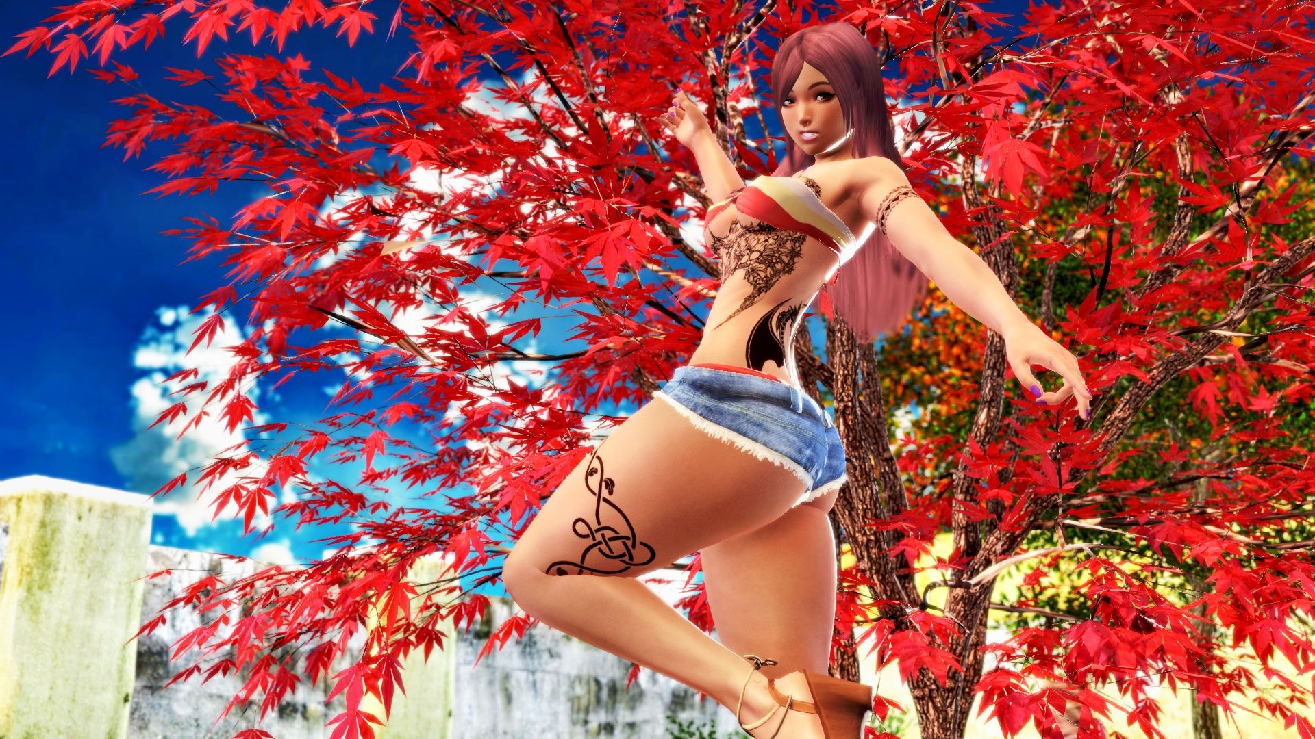 Tiffany At The Park Honey Select Stripper Endowed Adult Games Nsfw Games 3d Porn Porn Game Thicc Thick Thighs Tattoo Tattoos 3