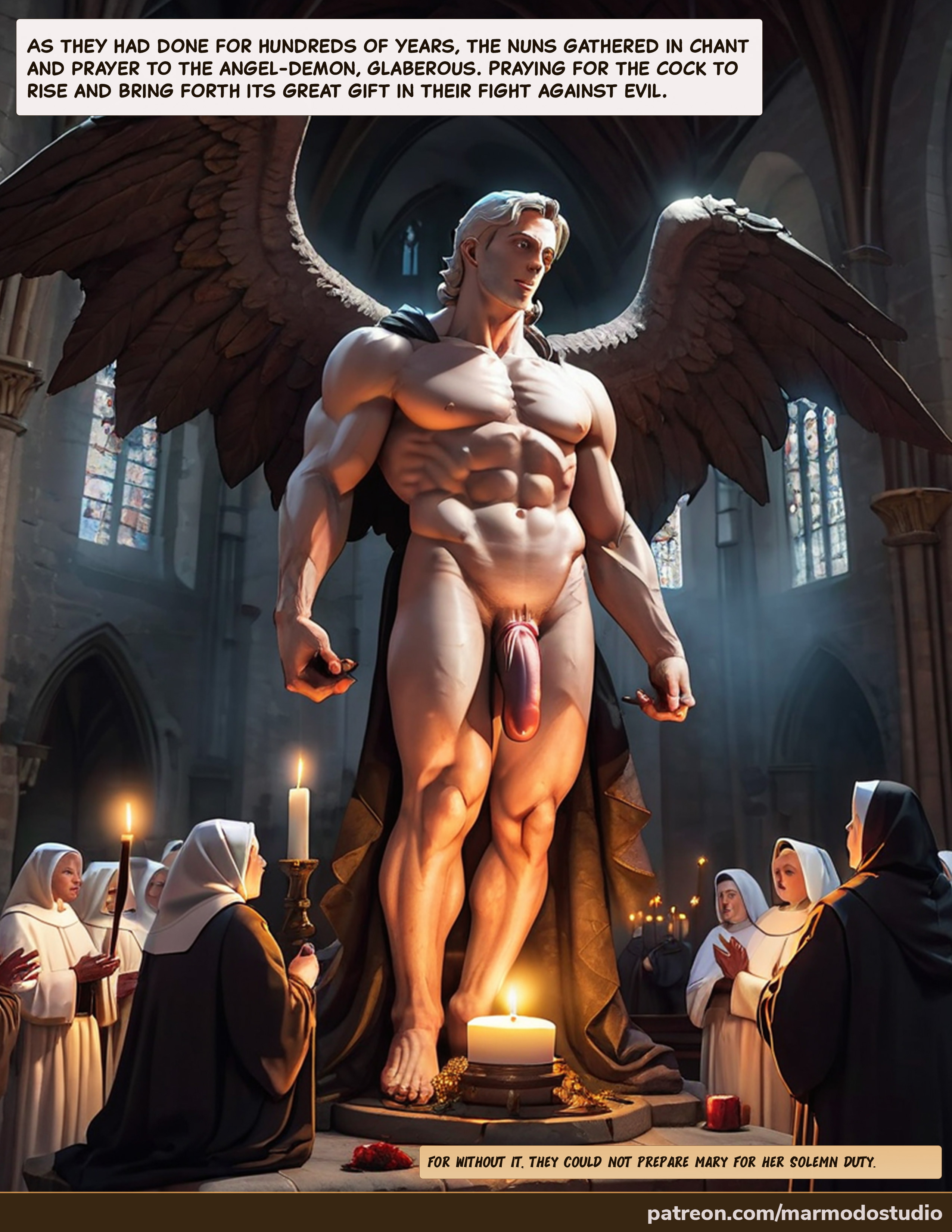 The Nunnery at Pine Hill - New comic from Marmodo Studio  Nun Comic Milf Visual Novel Story 2