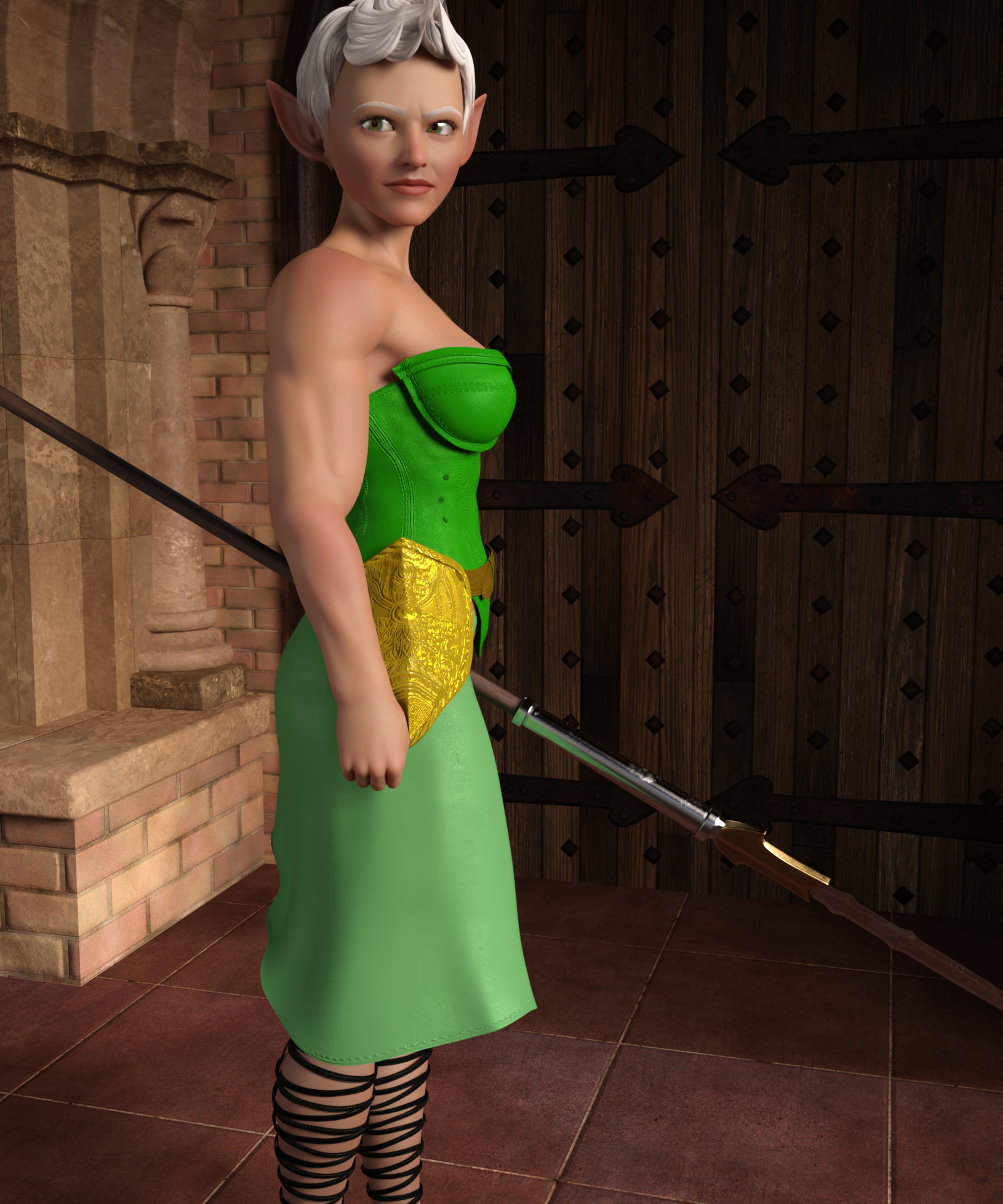 Claryce Commander of the Temple Guard  The Alathari 4