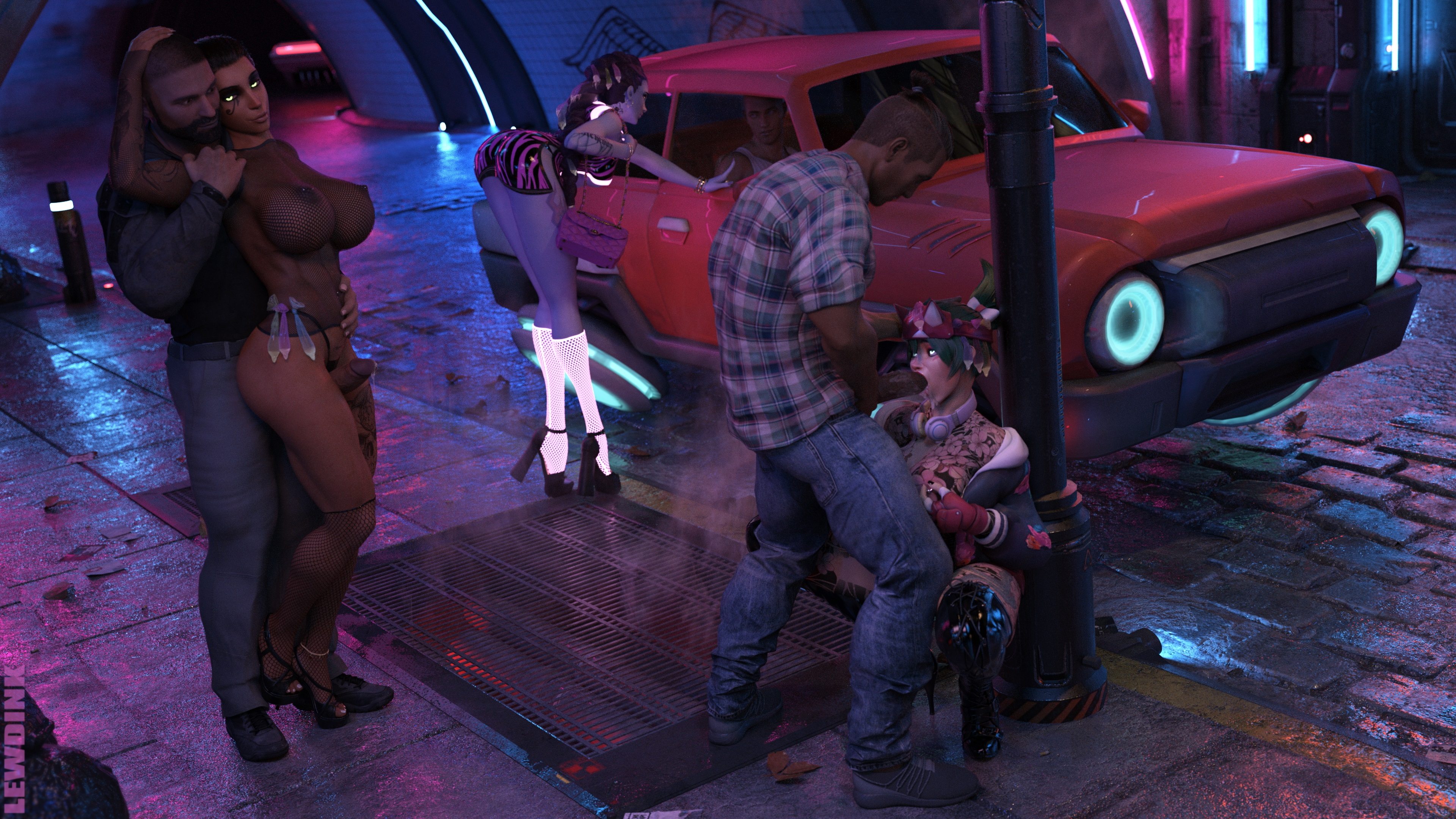 Pharah  Widowmaker & Kiriko - Busy Night ( Commission ) Overwatch Pharah Kiriko Widowmaker Pharah (overwatch) Prostitute Hooker Outdoor Public In Public Miniskirt Slut Fishnet Fishnet Stockings Condom Used_condoms Bj Deep throat Facefuck Squatting Thighjob Musclegirl Muscles Abs Tattoo Tattoos Piercing Nipple Piercing High Heels Car Saliva Drooling Glowing Eyes Neon Cyberpunk Night Whore Throatpie Thong Big Dick Blowjob Sex Oral Sex Outdoor Sex Dark Skin Tanlines