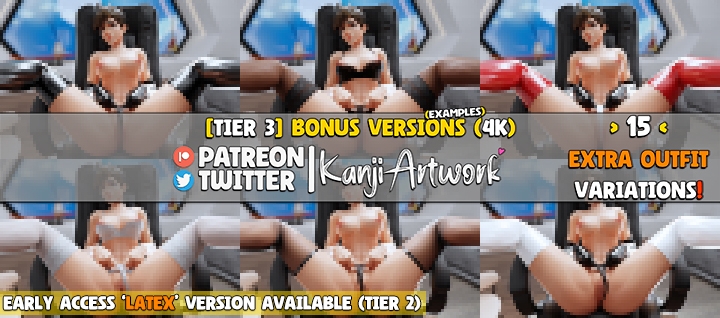 Tracer  Post-mission  [Bonus version] Tracer Traceroverwatch Overwatch Pussy Stockings 2