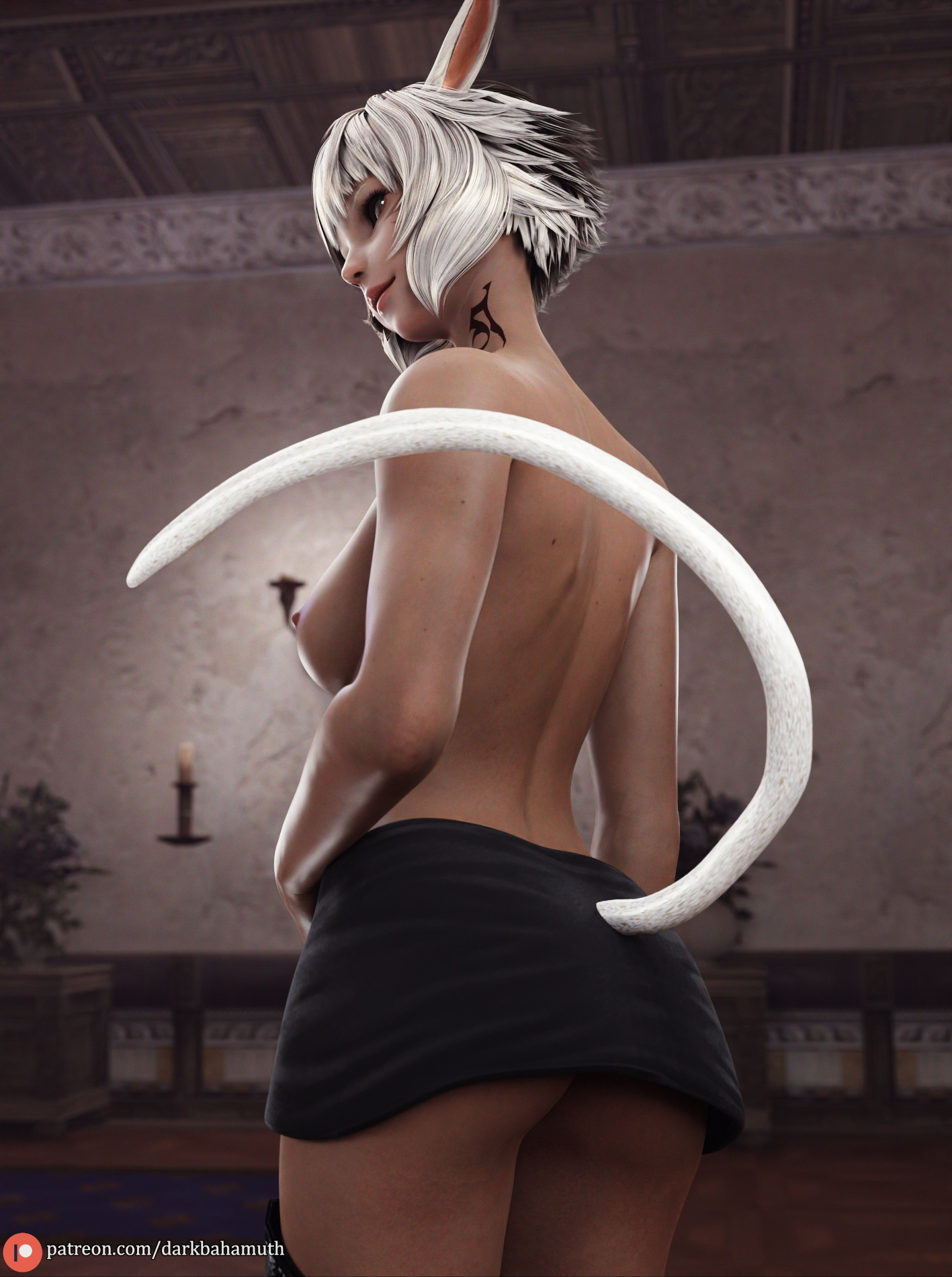 Y shtola has a quest for you. Final Fantasy Yshtola Catgirl
