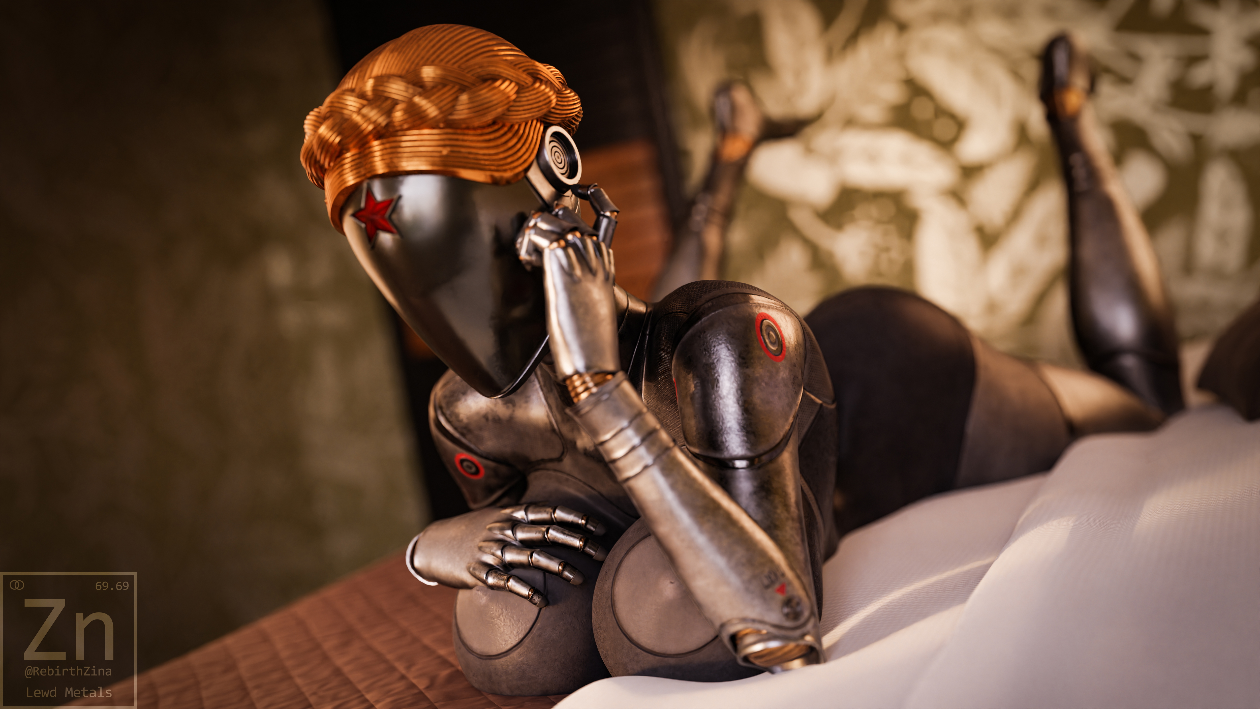 Bedroom Shoot The Twins (atomic Heart) Atomic Heart Posing 2