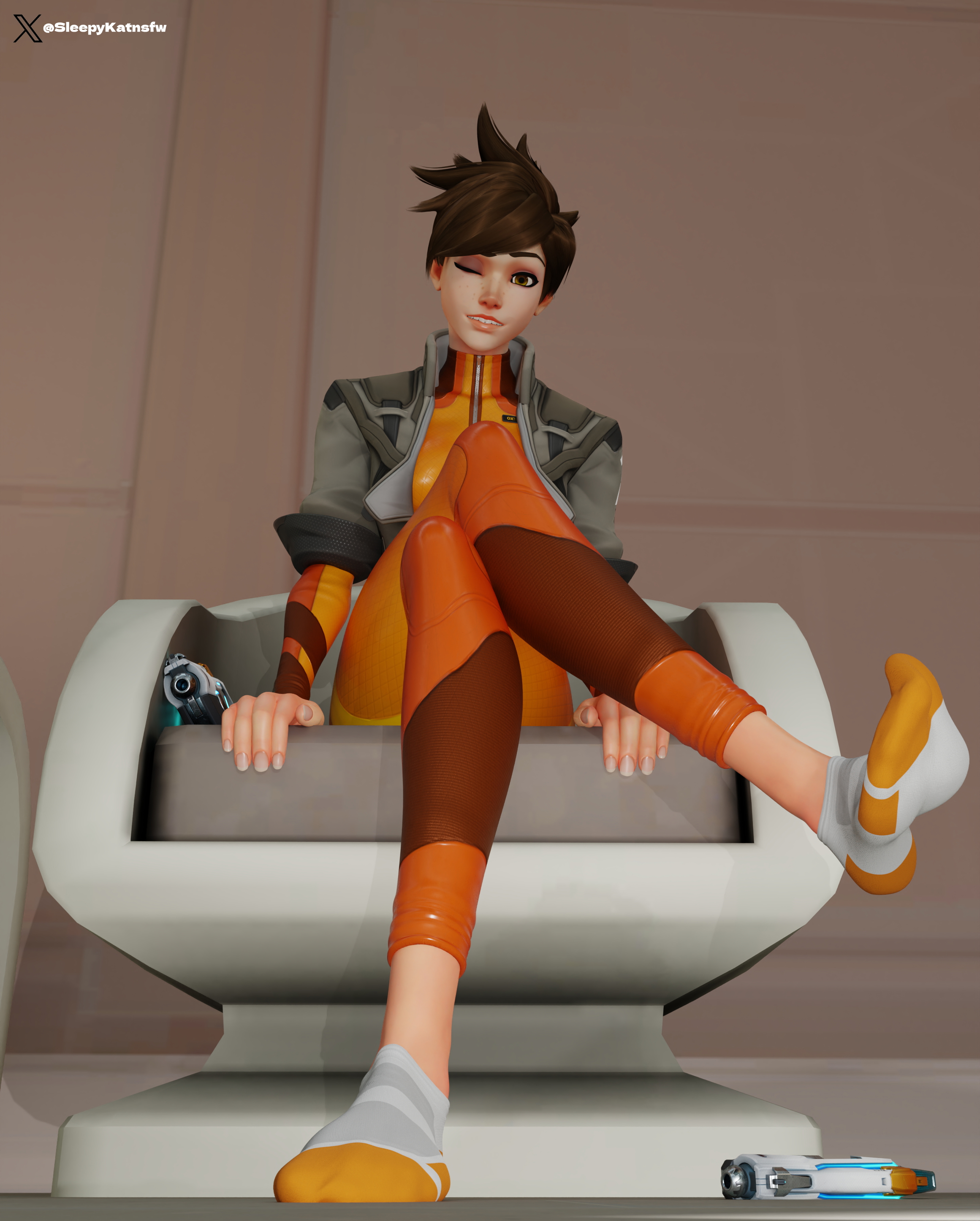Tracer After battle feet Tracer Overwatch Overwatch 2 Blizzard 3d Porn 3d Girl Blender3d Feet Feet Fetish Barefoot Foot Fetish Foot Focus Solo Female Brown Hair Brown Eyes Long Legs 3