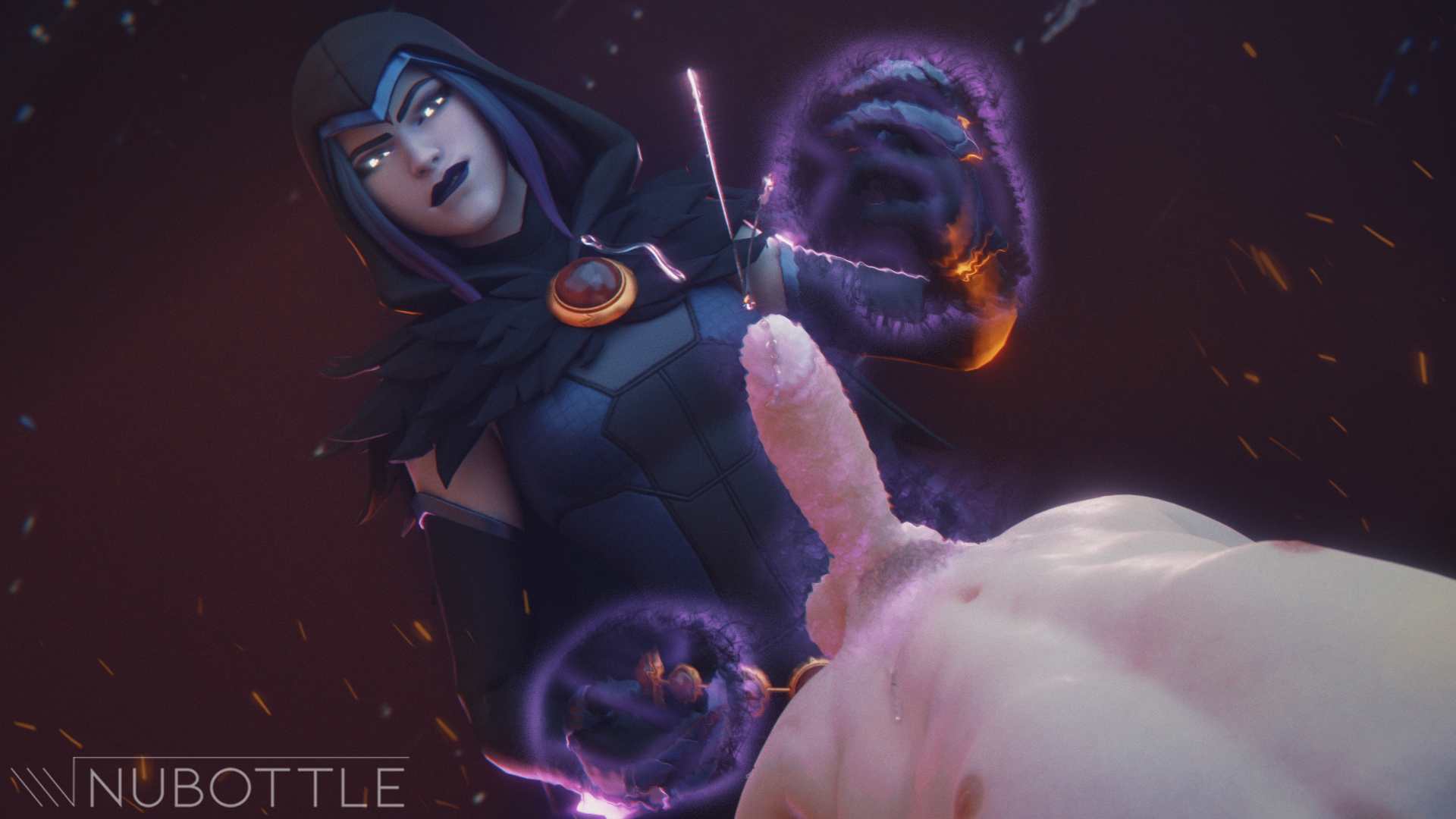 Raven shows off her powers Raven Fortnite Cum Cum Drip Domination Femdom Assertive Female