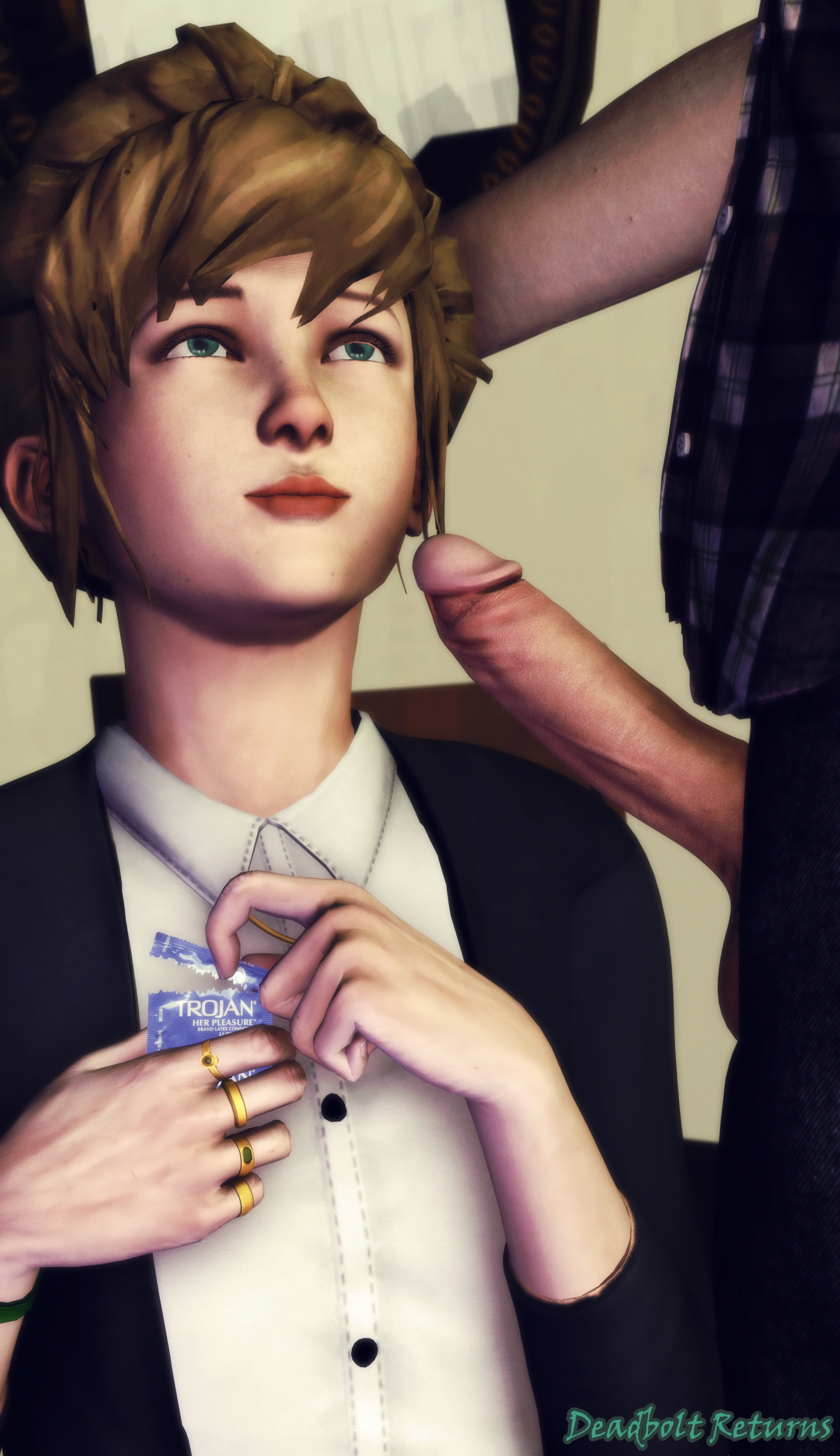 Kate Marsh Practices Safe Sex... Until... Kate Marsh Life Is Strange Source Filmmaker Blowjob Cum Inside Condom 2
