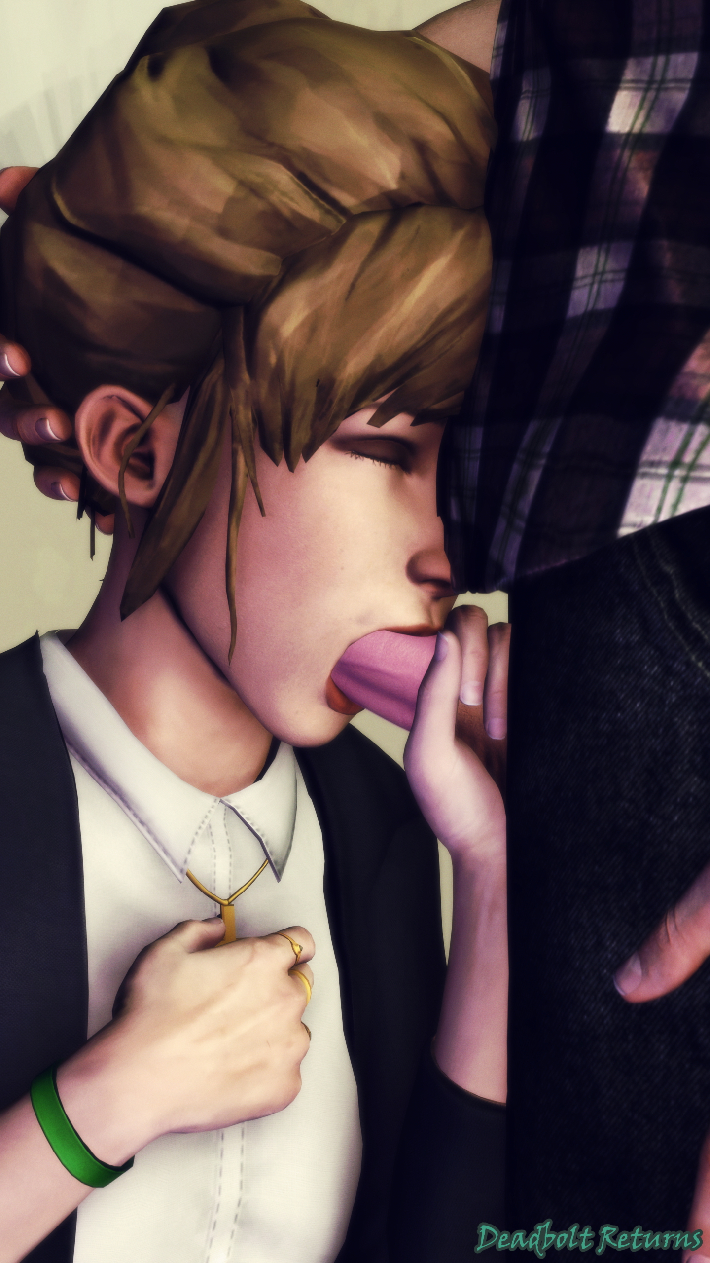 Kate Marsh Practices Safe Sex... Until... Kate Marsh Life Is Strange Source Filmmaker Blowjob Cum Inside Condom 3