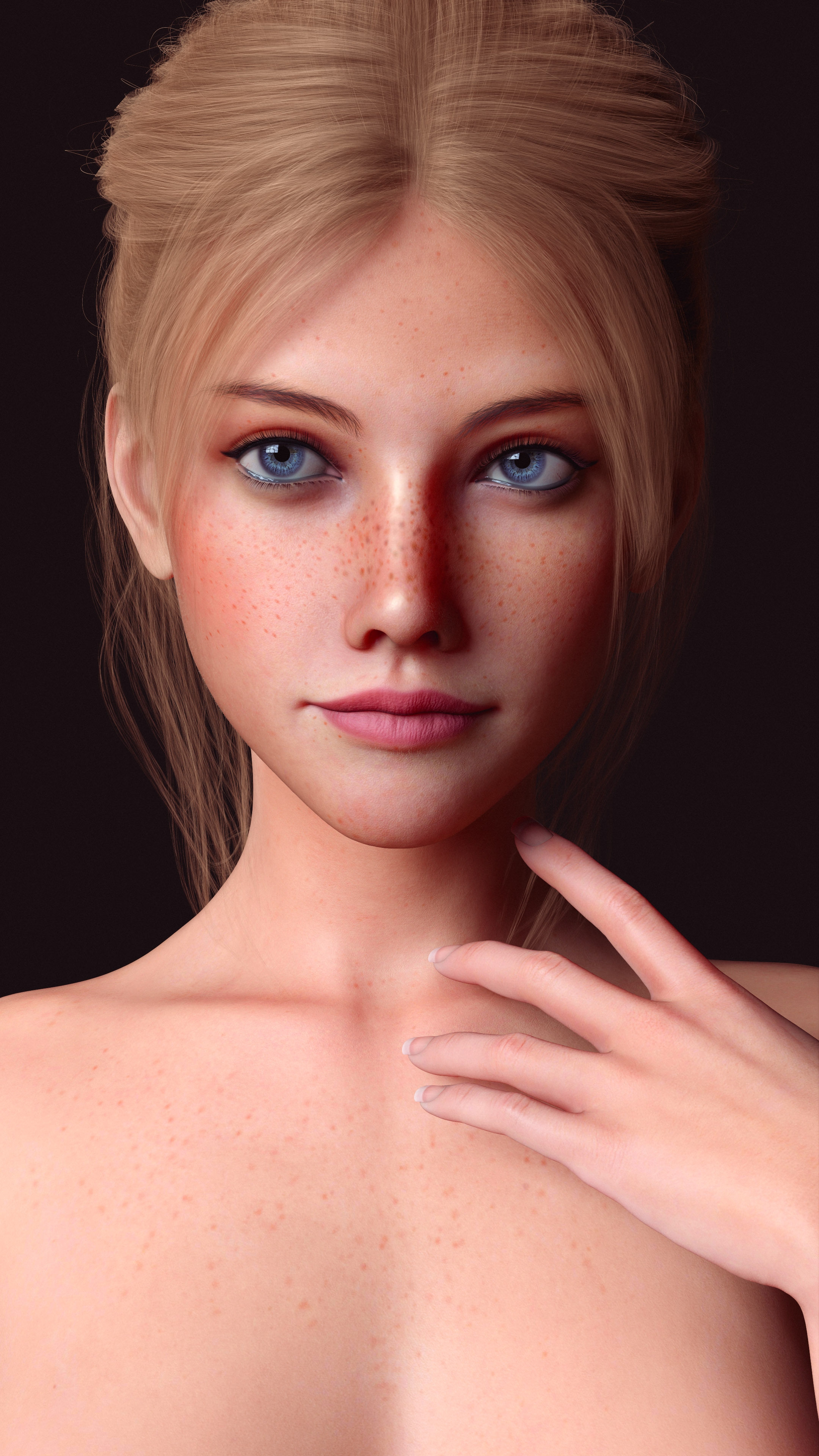 A high fidelity of skin details thanks to DAZ s Genesis 9 models and PBR textures.
