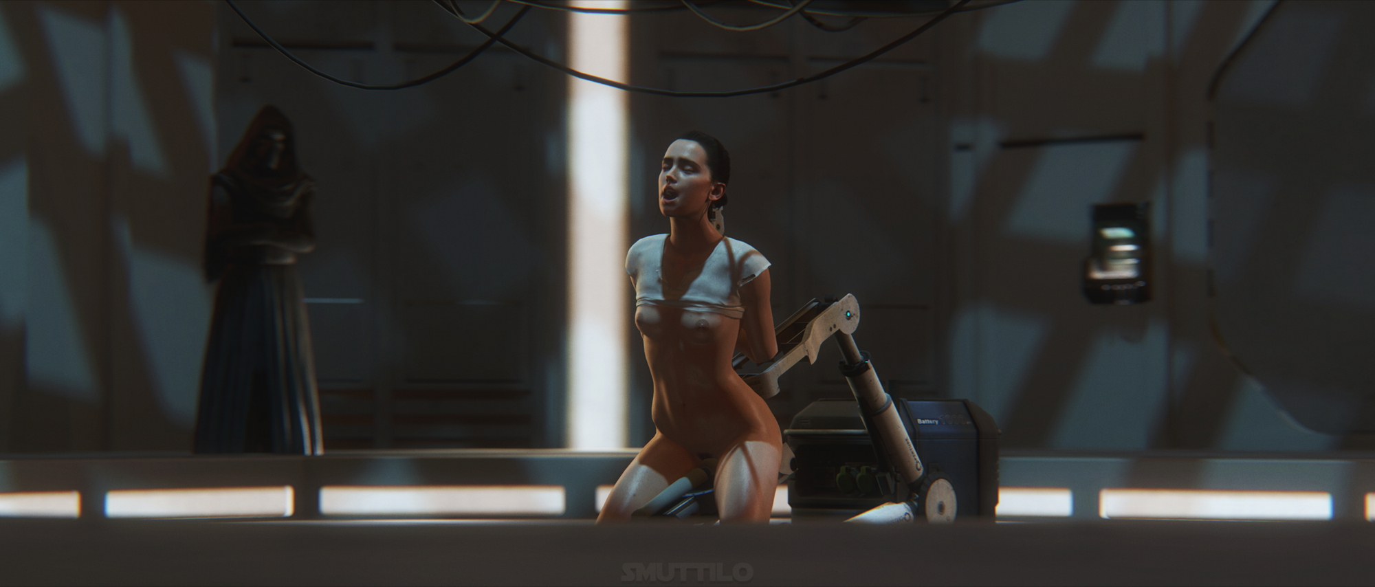 Rey gets interrogated Rey Star Wars Kylo Ren Ahegao Bondage Bdsm Vibrator Orgasm