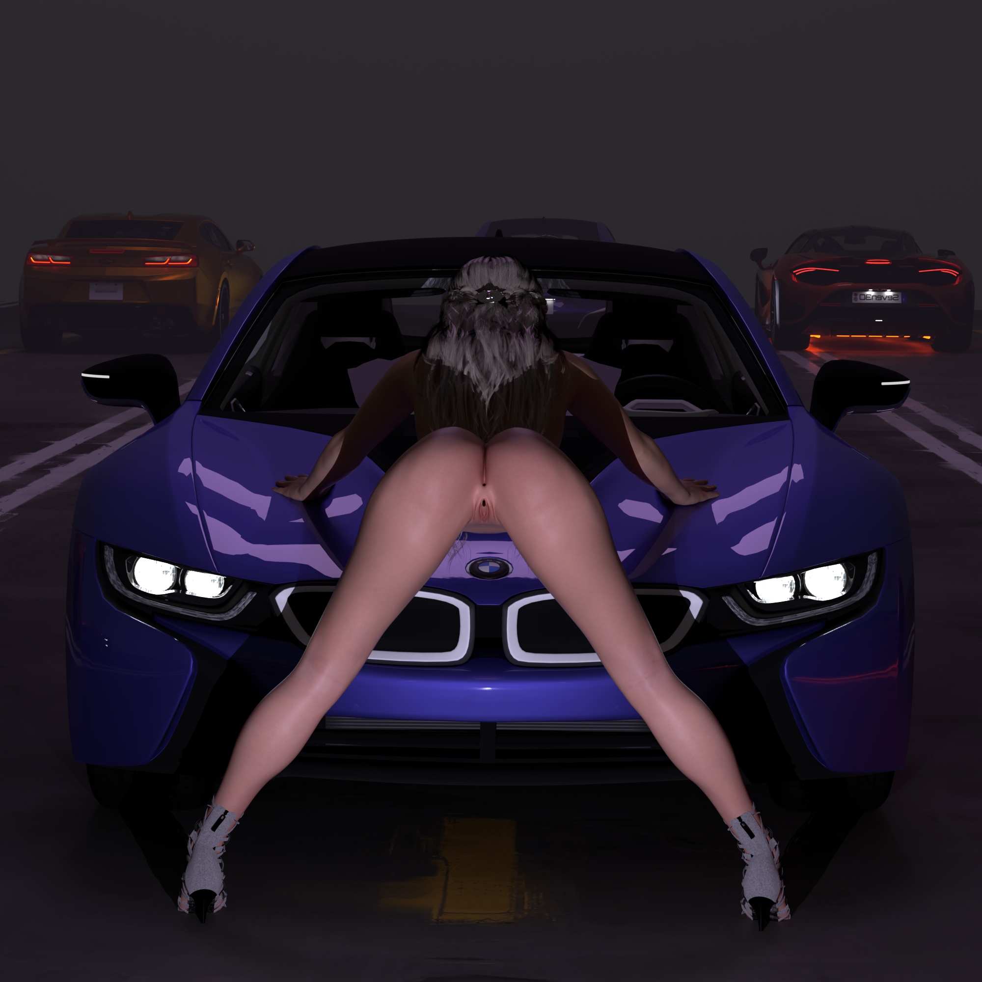 Emilia Clarke  Game Of Thrones Sexy Car Ass