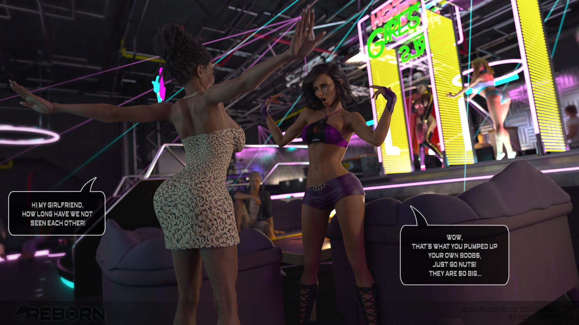 Reborn - Nightclub episode  Adult Comic Sexy Masturbating Masturbation Anal Anal Sex 6