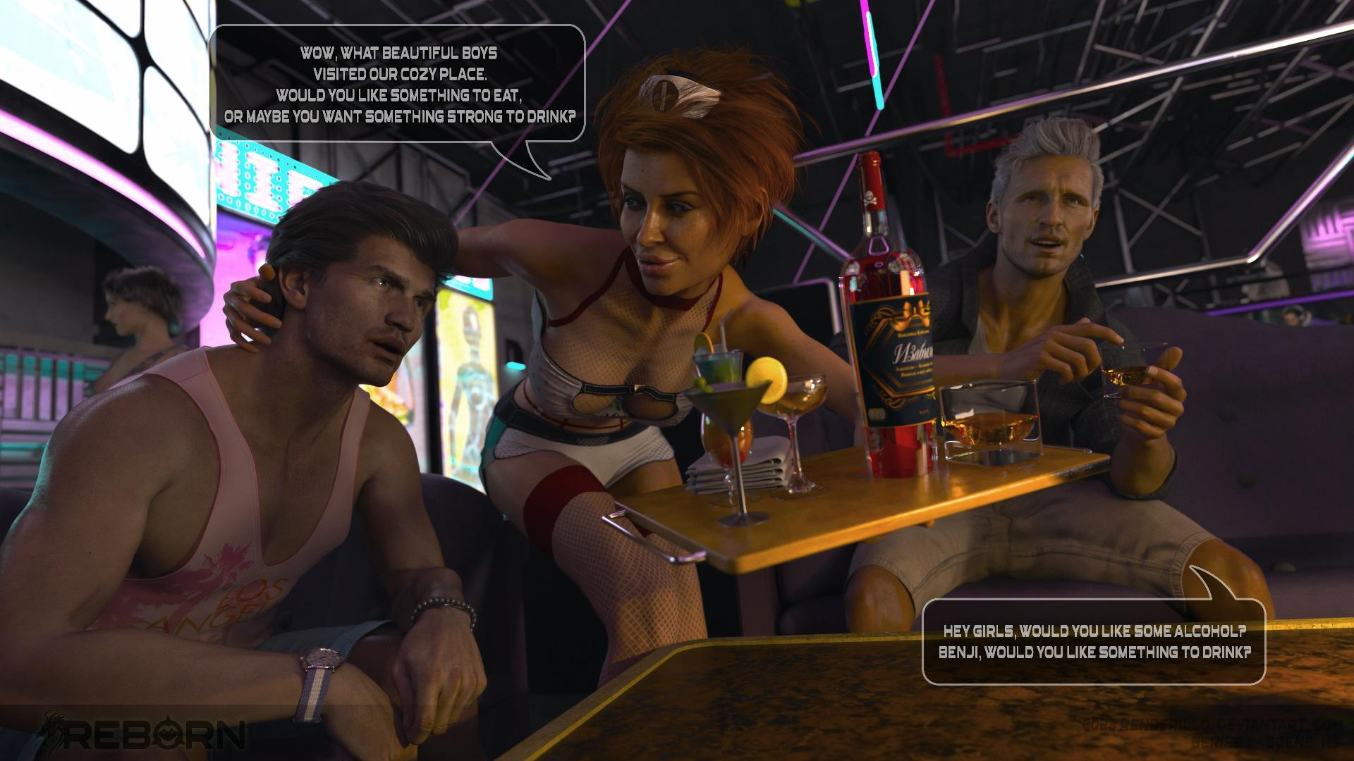 Reborn - Nightclub episode  Adult Comic Sexy Masturbating Masturbation Anal Anal Sex 10