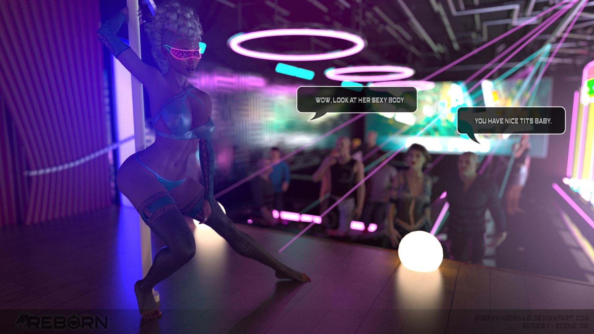 Reborn - Nightclub episode  Adult Comic Sexy Masturbating Masturbation Anal Anal Sex Big Tits Nightclub 16