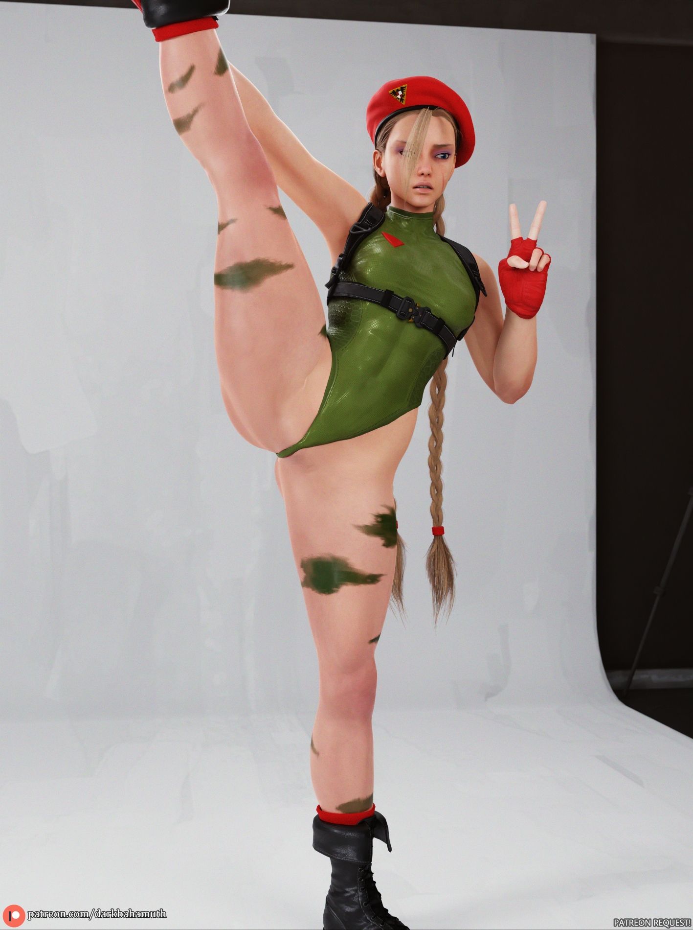 Cammy poses for you | Chosen by a patron! Cammy White Street Fighter Pinup