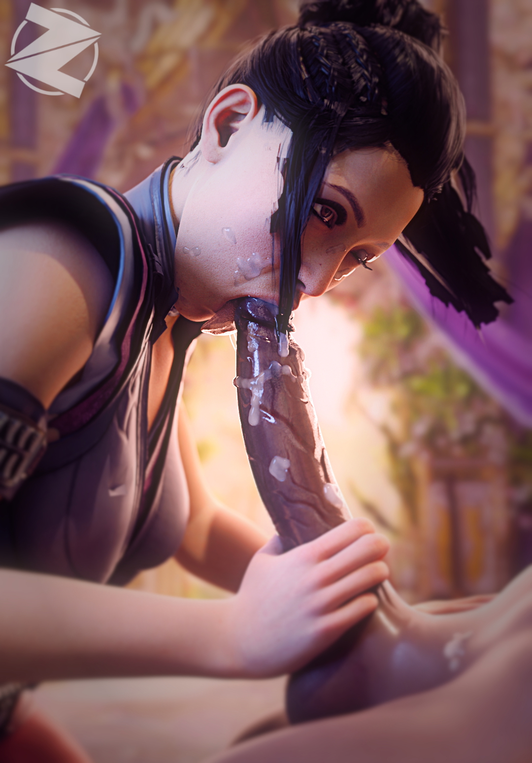  Li Mei s Interrogation  👮💜✊ Mortal Kombat Blowjob