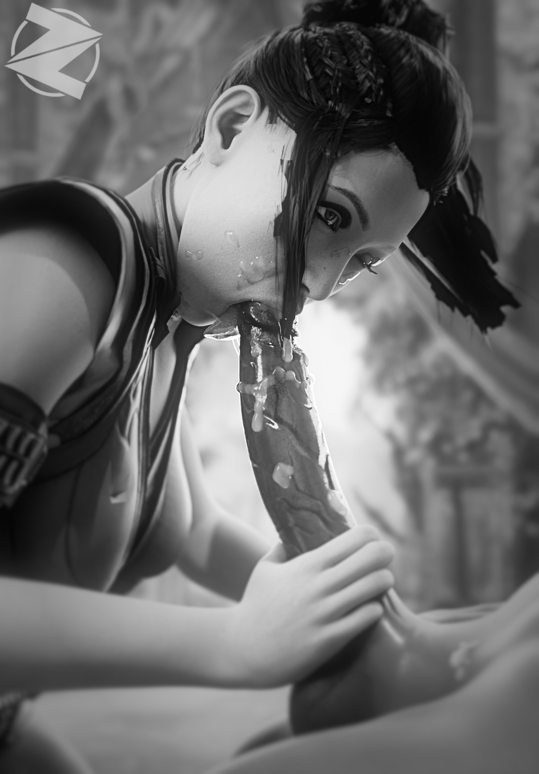  Li Mei s Interrogation  👮💜✊ Mortal Kombat Blowjob 2