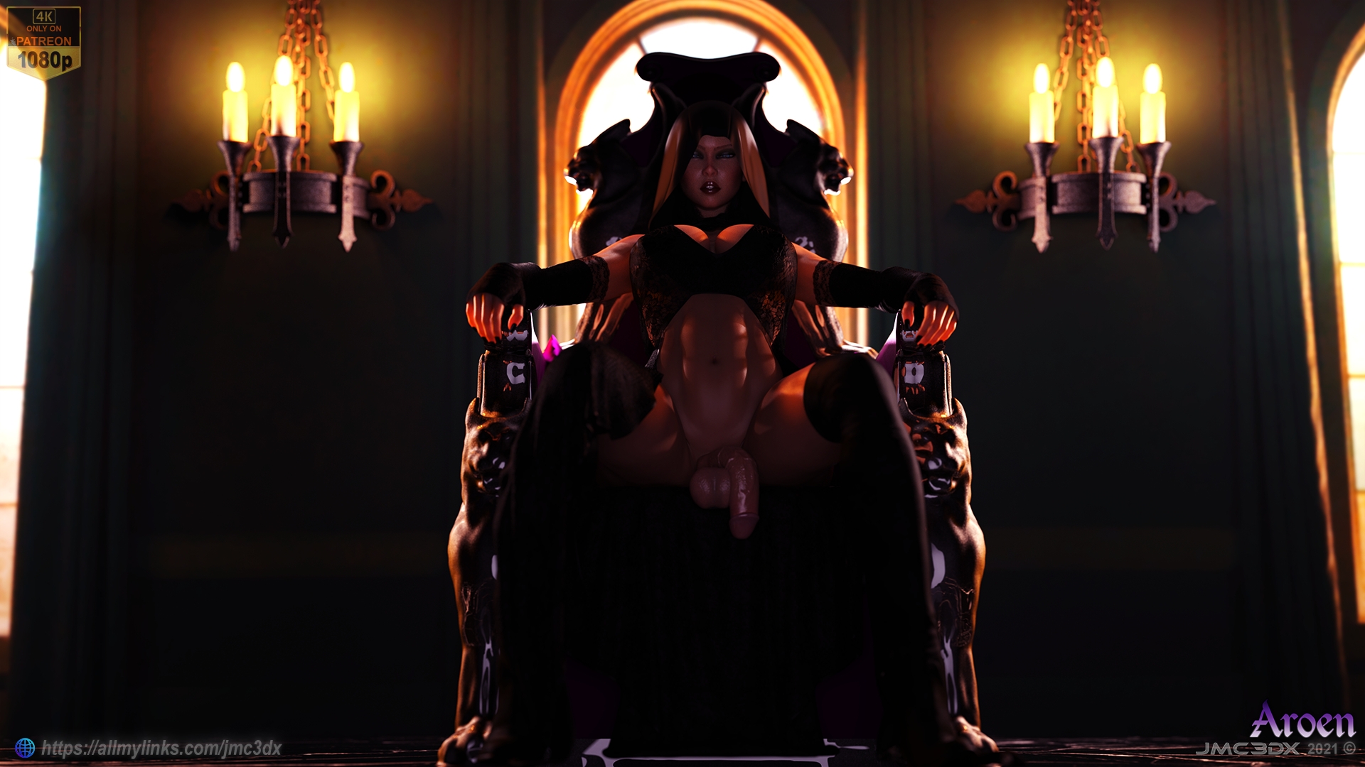 Aroen on her throne