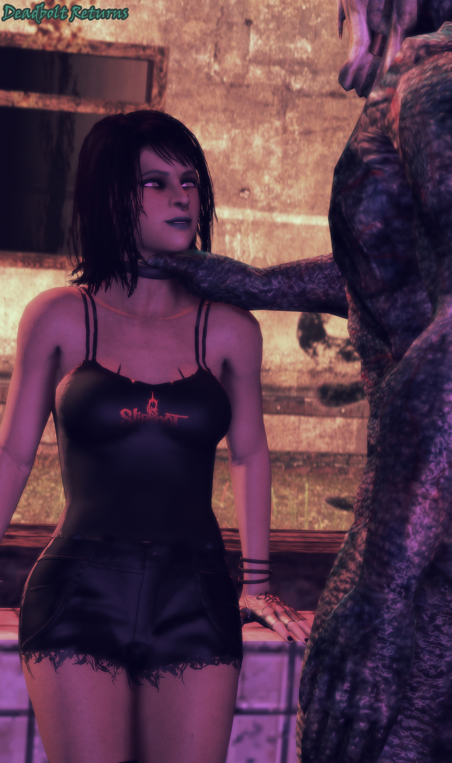 Heather Morrison Wipes Out a Caprademon Heather Morrison Sextape In Hell Nsfw 3dnsfw Sfm Source Filmmaker Big Tittied Goth Girlfriend Demon 2